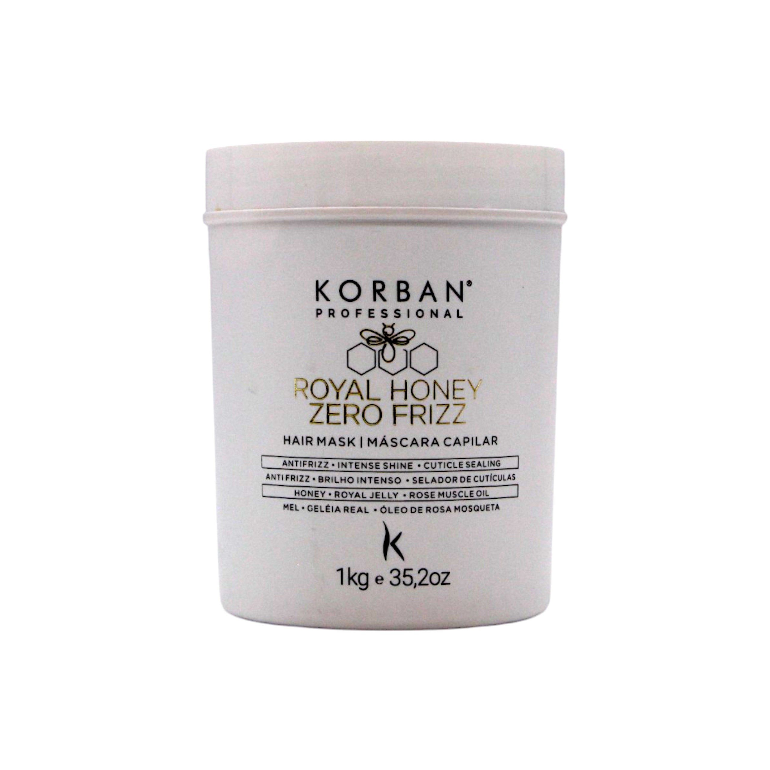 Haarmaske Korban Royal Honey Zero Frizz Hair Mask – Glättung & Feuchtigkeit