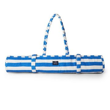 Lexington Reisebehälter LEXINGTON Strandmatte Striped Cotton Canvas White Blue (70x190)