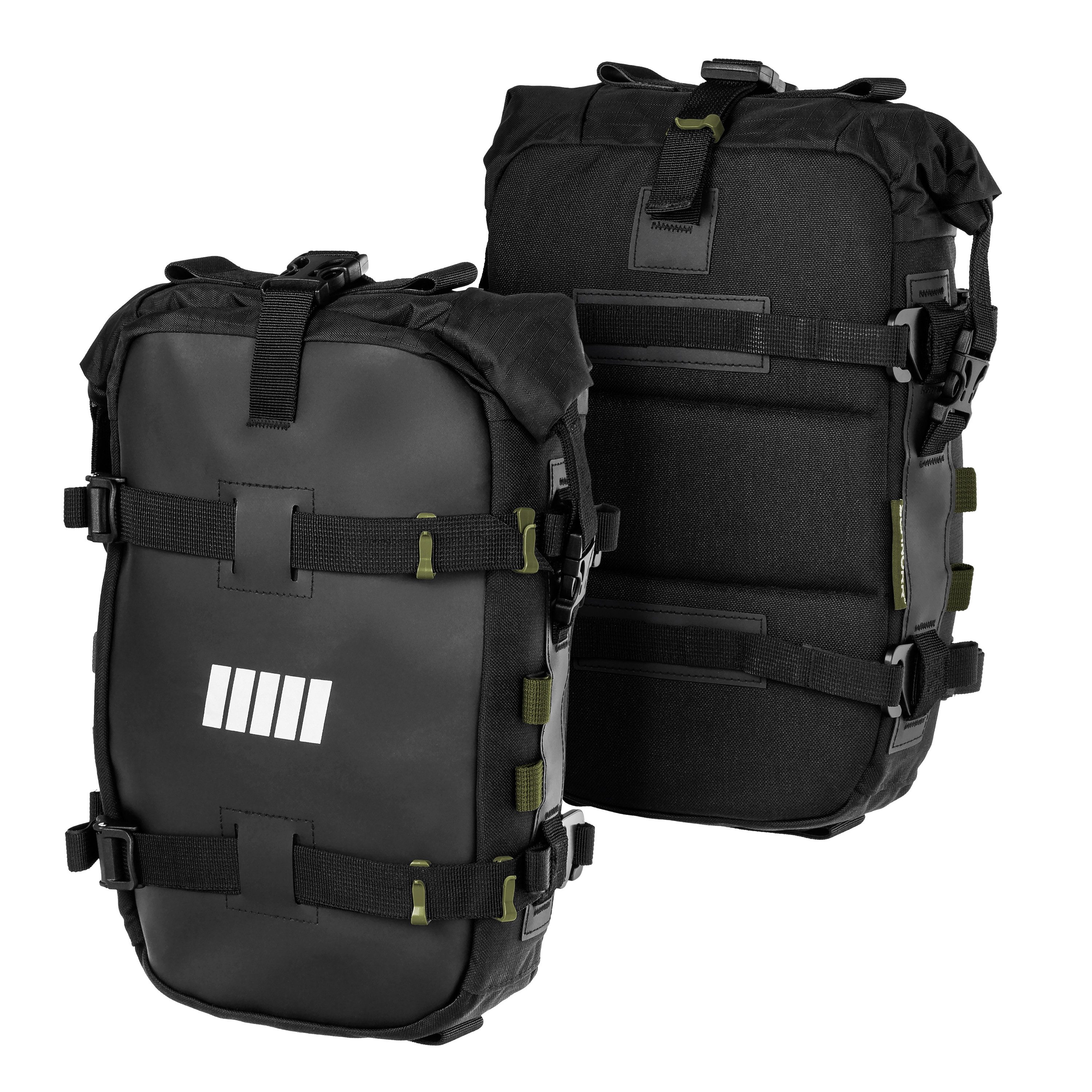 SCHNORR Gepäckträgertasche Motorrad Seitentasche / Hecktasche - 6 L - wasserdicht, modular 1 Paar