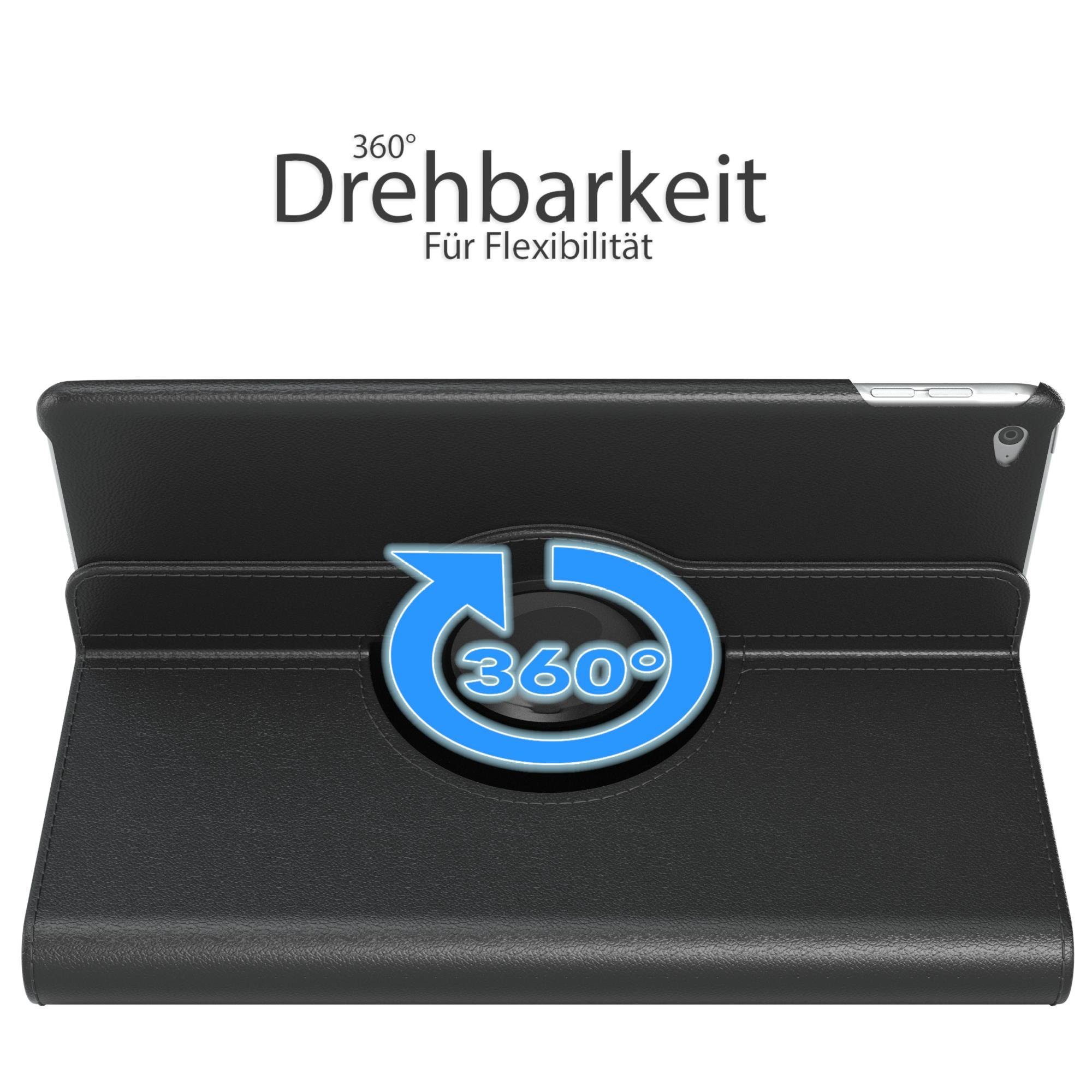 EAZY CASE Tablet-Hülle Rotation Case für Apple iPad Air 2 9,7 Zoll, Hülle 360° drehbar mit Standfunktion Etui Anti-Kratz Tasche Schwarz – Bild 2 von 5