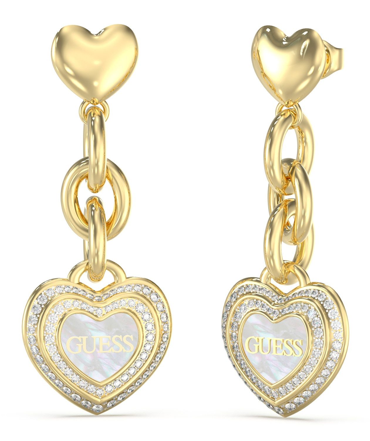 Guess Paar Серьги Damen-Amami Goldfarben