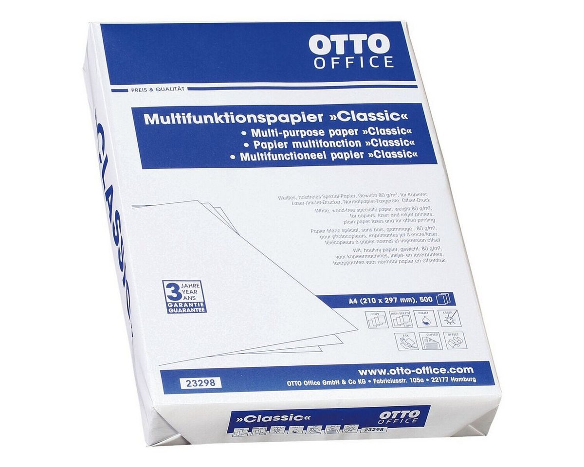 Thumbnail - Otto Office Druckerpapier Classic, Format DIN A4, 80 g/m², 168 CIE
