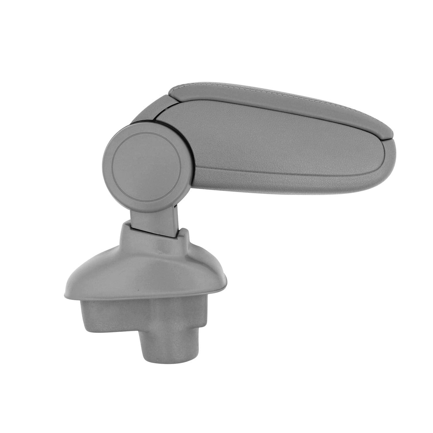 OMAC Armlehne Mittelarmlehne für Opel Corsa D 2006-2014 PU-Leder Grau, Langlebig,Multifunktional,Einfache Installation