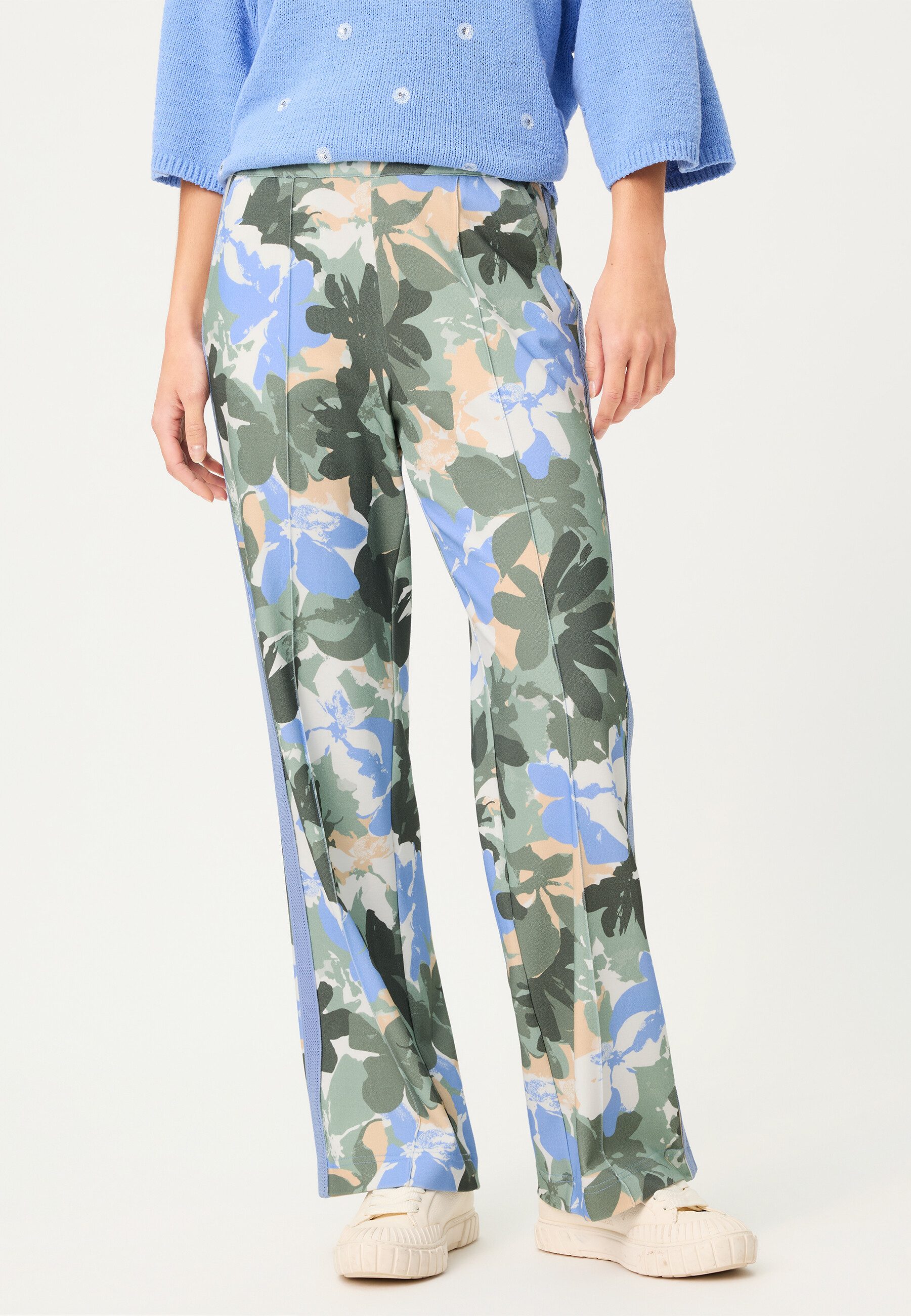 Olsen Stoffhose Hose mit Allover-Dessin