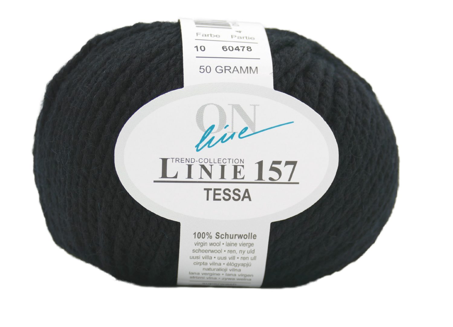 Online Garne Linie 157 Tessa Reine Schurwolle, Wolle zum stricken und häkeln Häkelwolle, 85 m (Strickwolle, Handstrickgarn), 100% Schurwolle