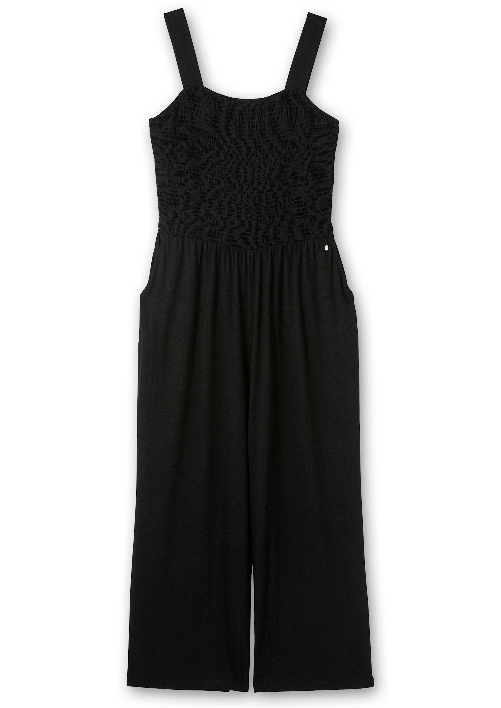 Sheego Jumpsuit Jumpsuit . Innenbeinlänge ca. 66 cm günstig online kaufen