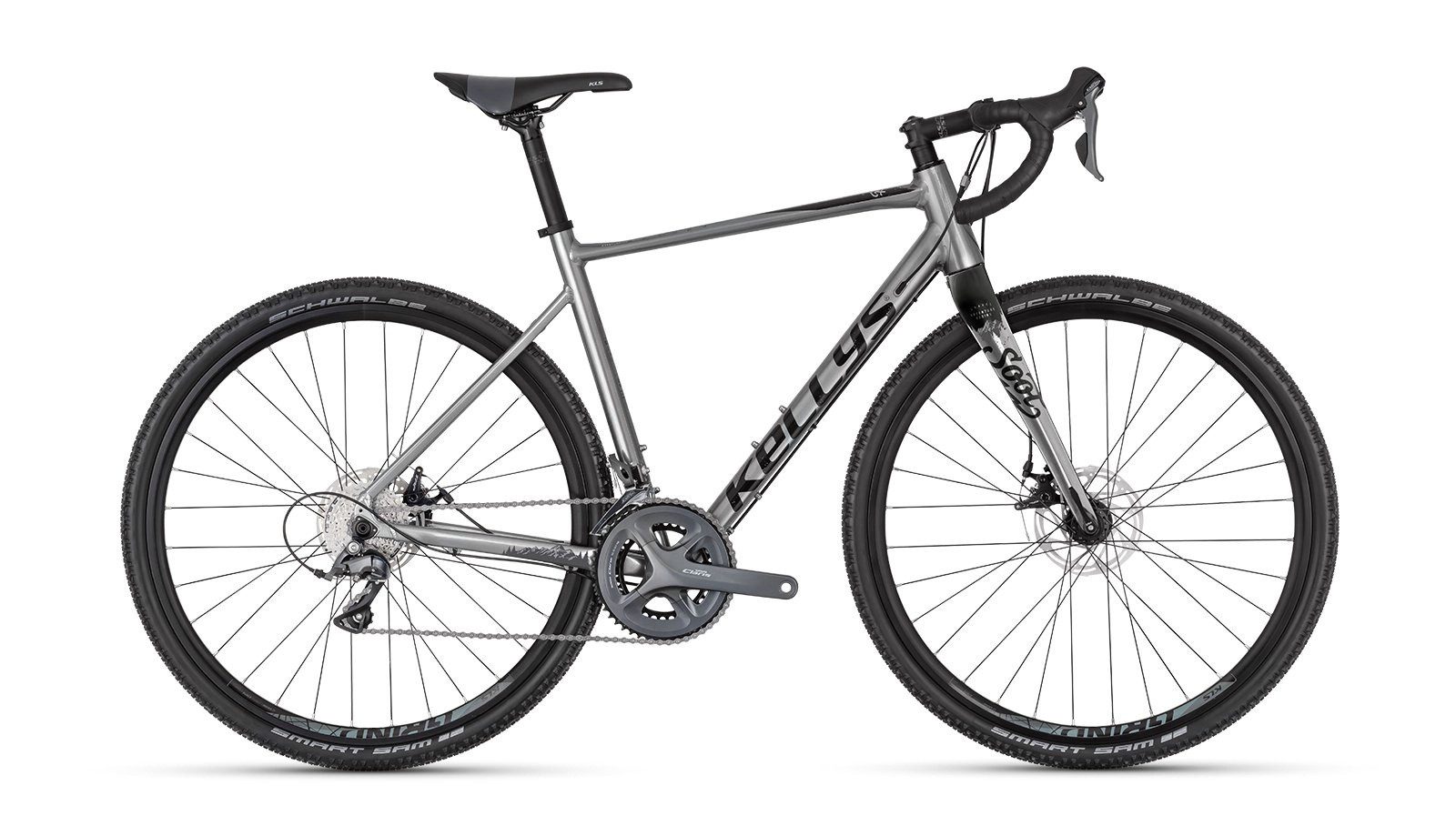 Kellys Gravelbike Gravelbike SOOT 30 Silver 28" Diamant, 16 Gang Shimano SHIMANO Claris R2000 (direct mount) Schaltwerk