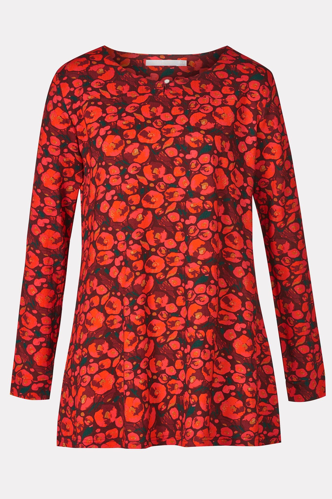 Himalaya Clothing Tunika Damen Langarmshirt mit floralem Allover-Print - Tu günstig online kaufen