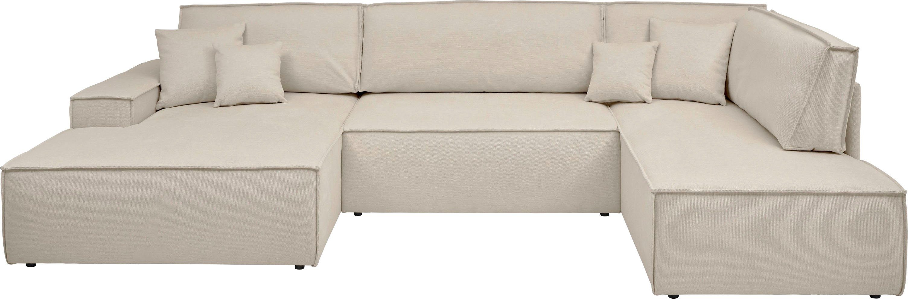 Home 329 der / Collection Schlafsofa Bettkasten, FINNLEY andas U-Form freundin XXL cm, cm, Liegefläche 194/139 aus Wohnlandschaft