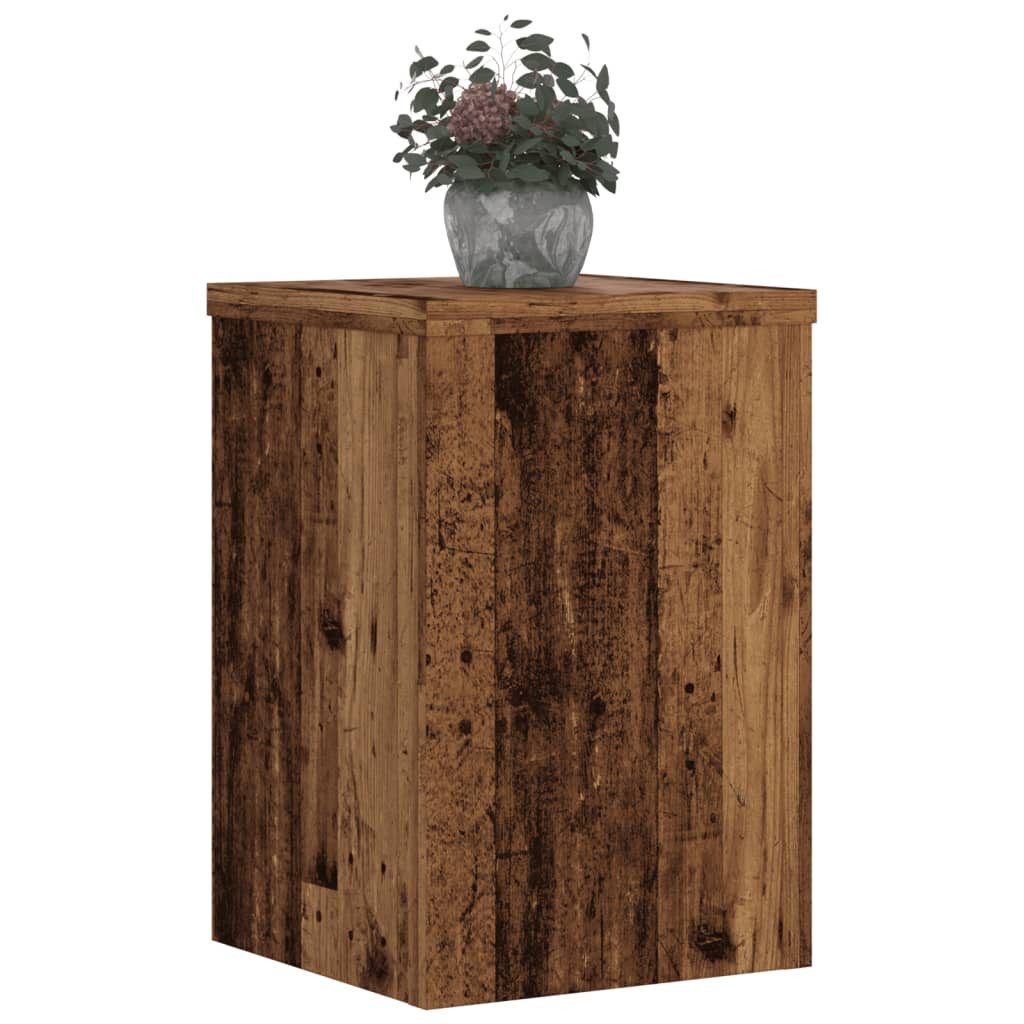 vidaXL Blumenständer Pflanzenständer 2 Stk. Altholz-Optik günstig online kaufen