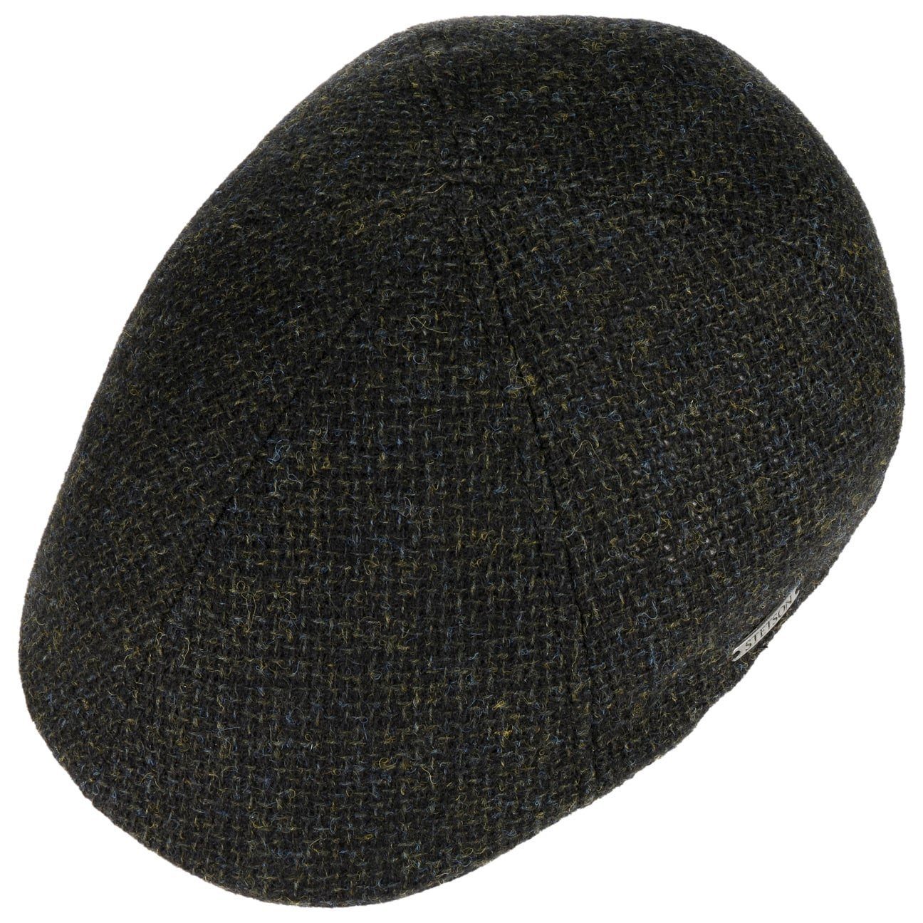 Made mit in EU Cap Flat the Schirm, (1-St) oliv Flatcap Stetson