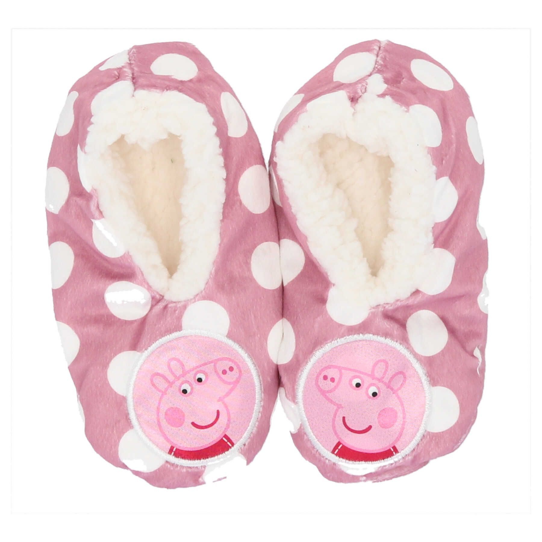 Peppa Pig Hausschuhe Kuschelige Pantoffeln mit Antirutsch-Sohle Hausschuh