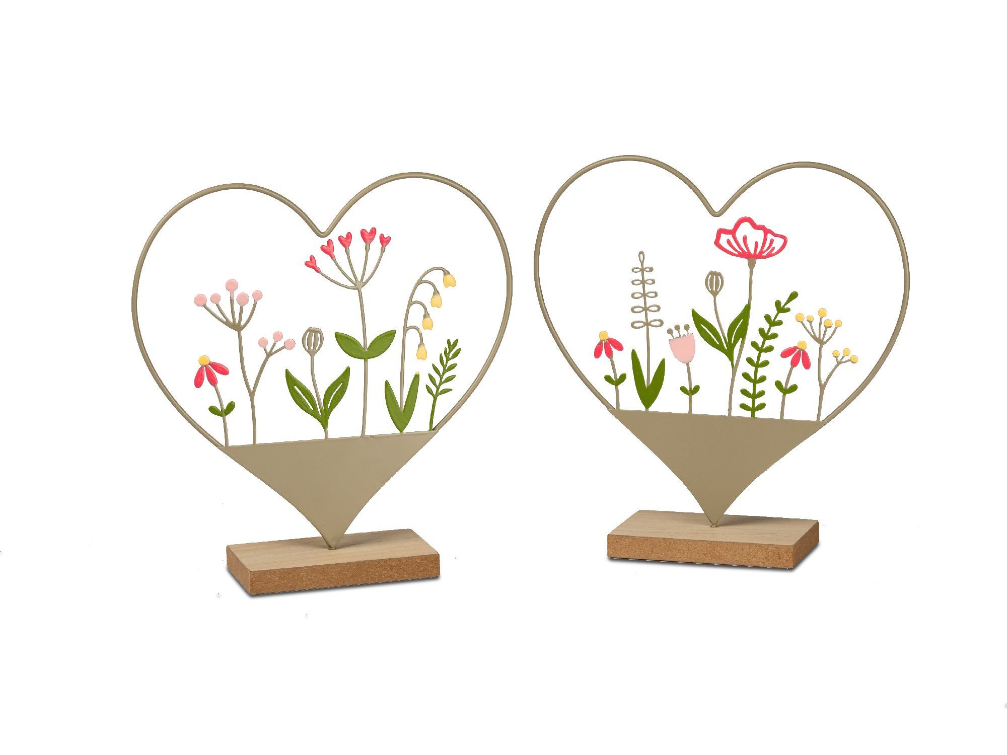 formano Dekofigur, Auf Sockel, Mehrfarbig, Motiv: Blumen