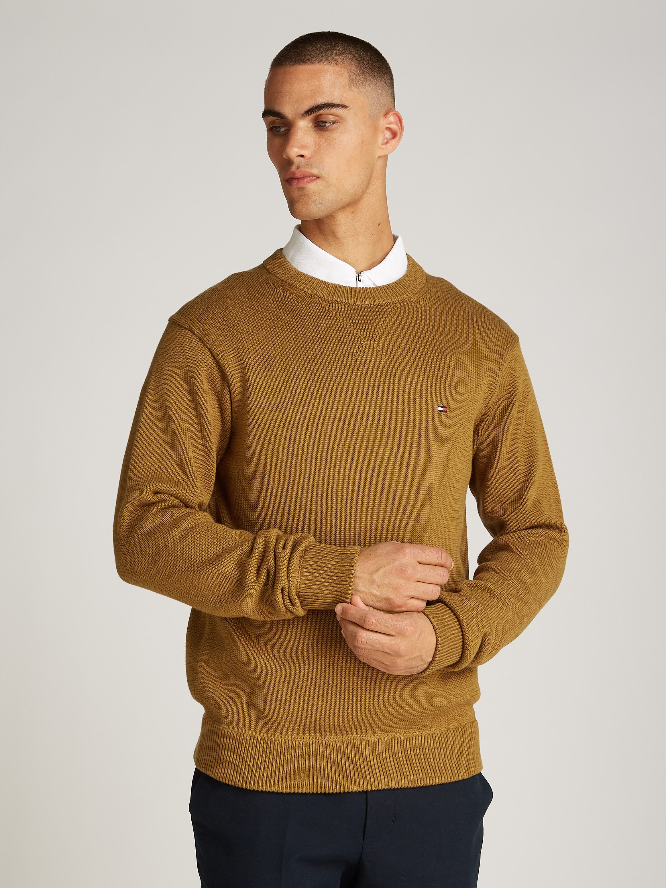 Tommy Hilfiger Strickpullover CHUNKY COTTON C günstig online kaufen