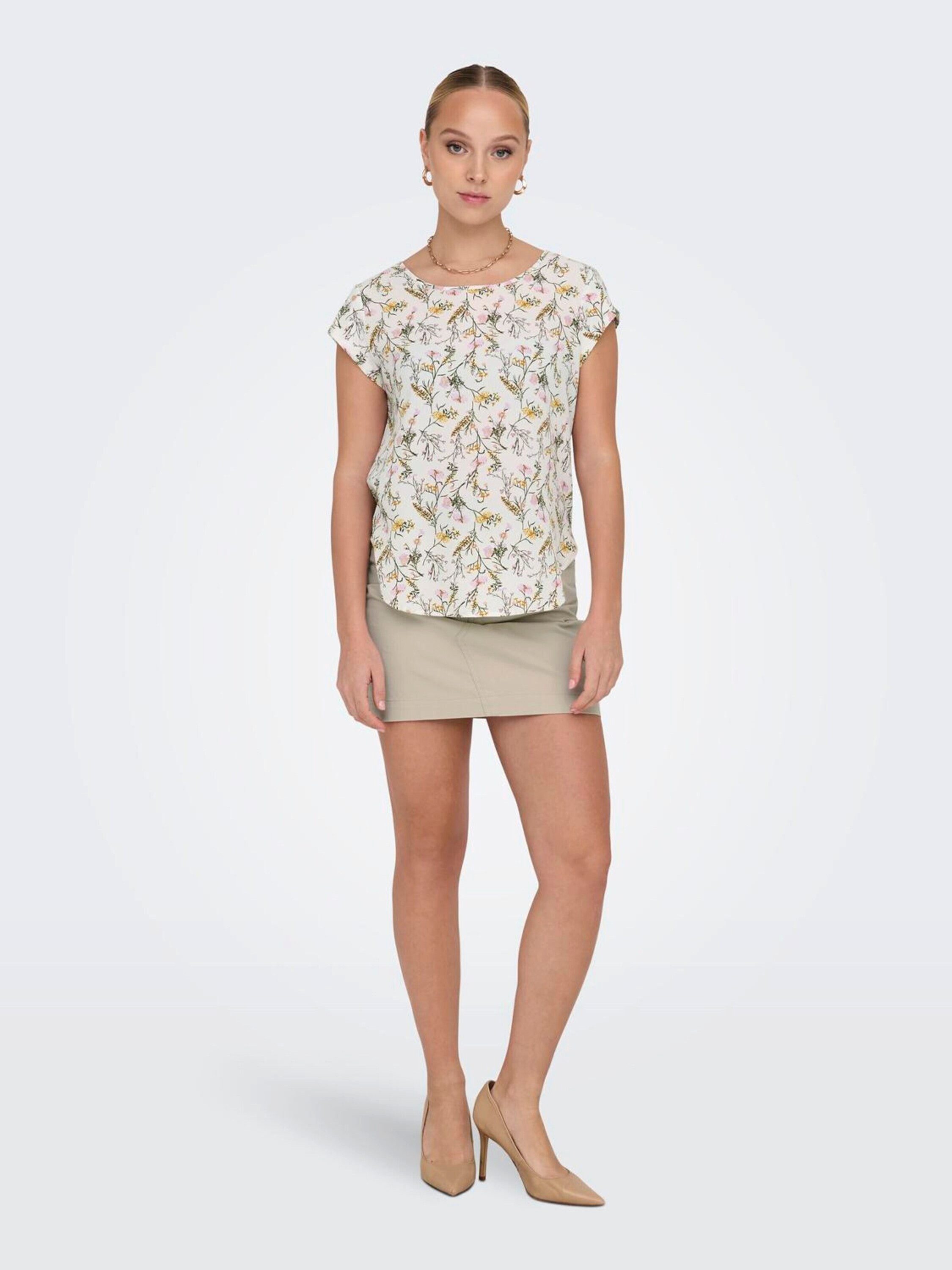 ONLY Kurzarmbluse (1-tlg) Plain/ohne Details günstig online kaufen