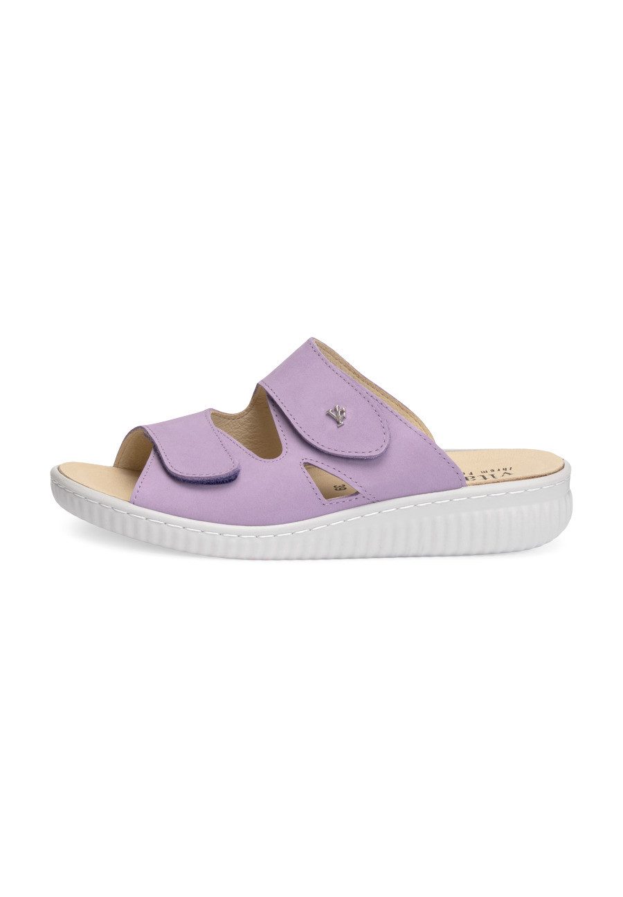 vitaform Damen Pantoletten Nubukleder Pantolette