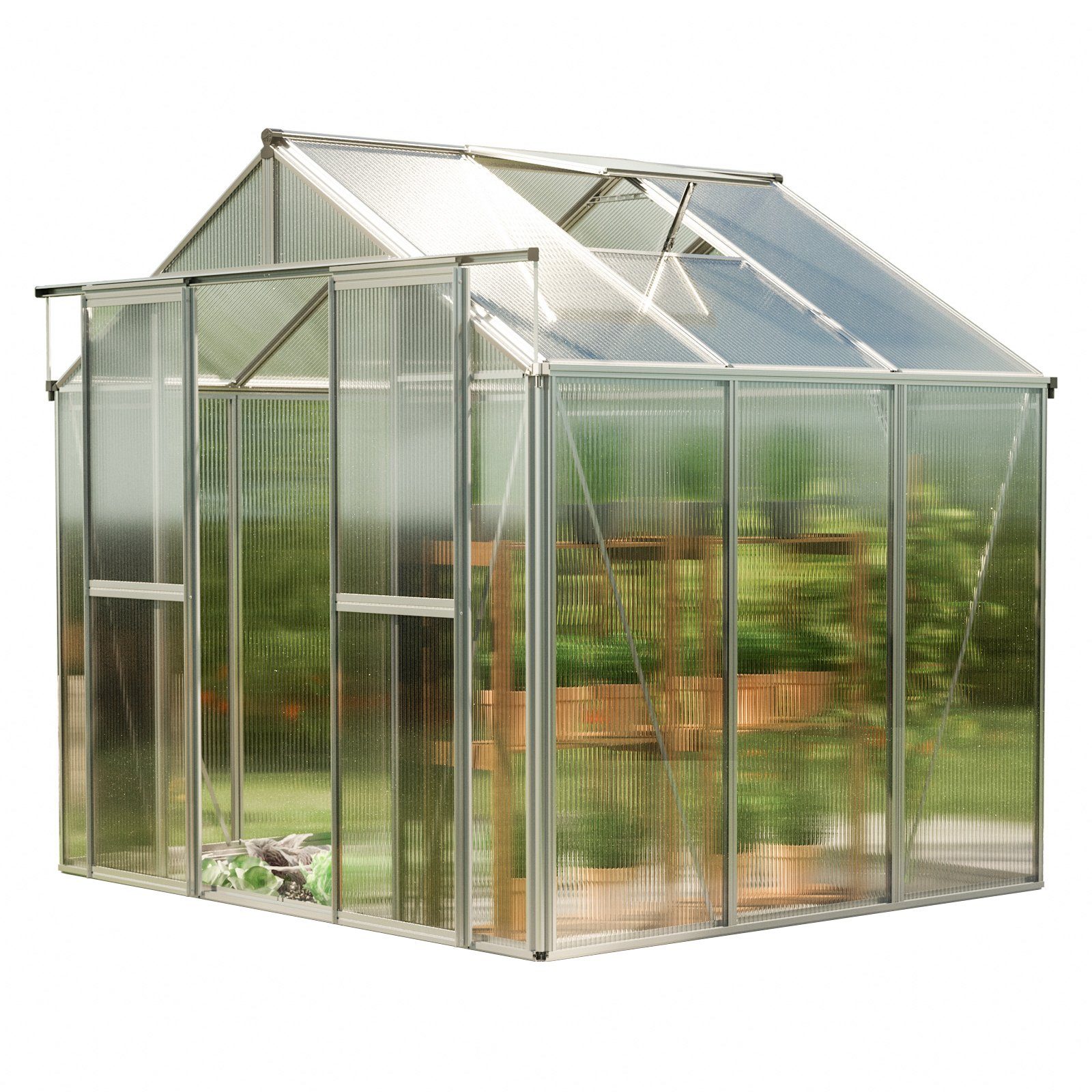 GFP Gewächshaus Topas 2, 6 mm Wandstär...
