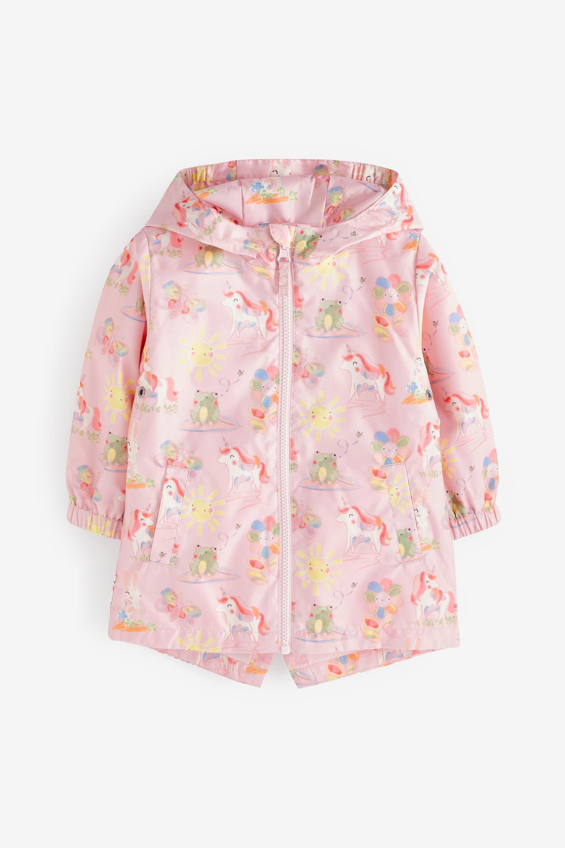 Regenjacke Wasserabweisende Regenjacke mit Print