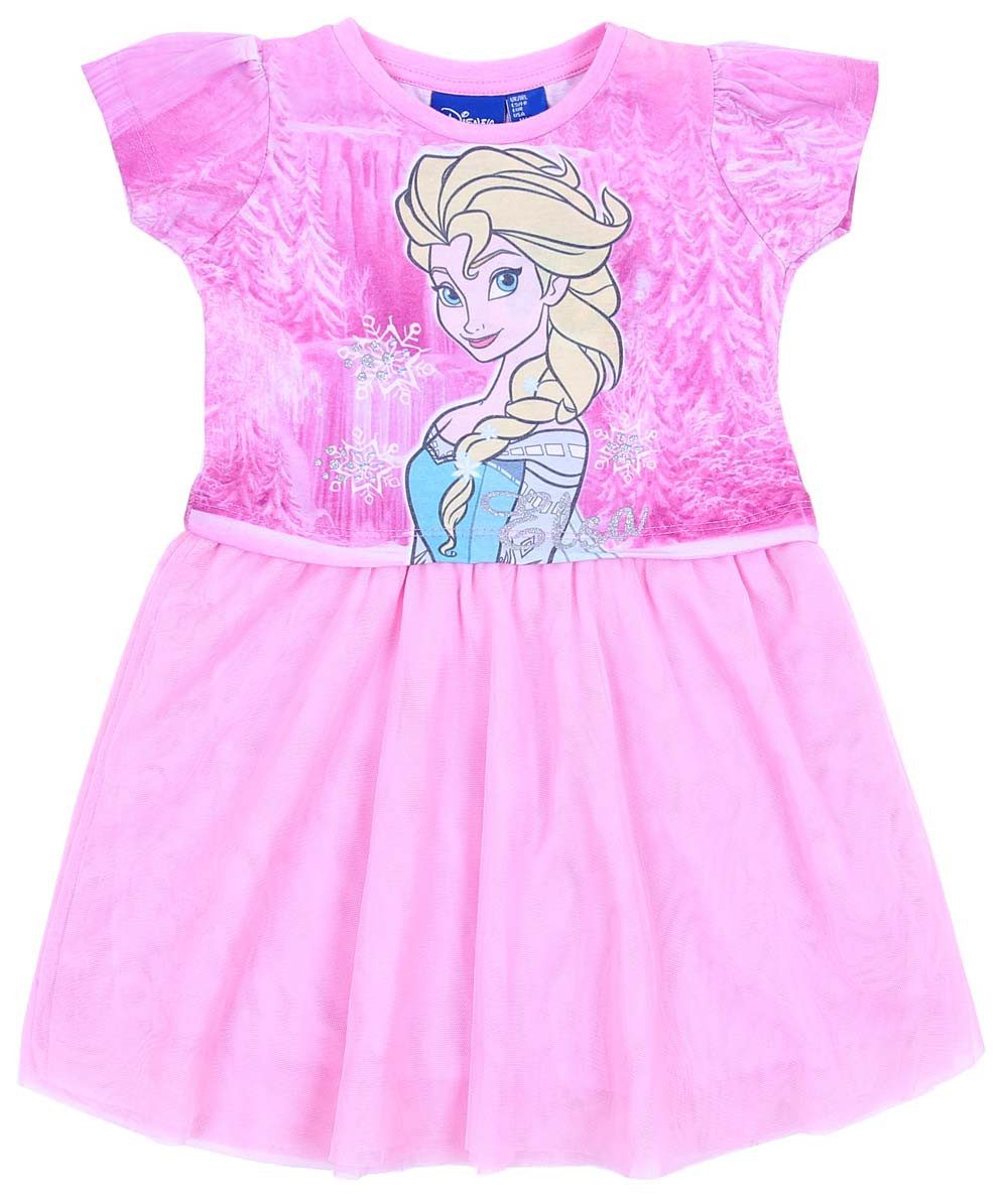 Sarcia.eu Prinzessin-Kostüm Pinkes Kleid Elsa für Mädchen FROZEN DISNEY, 122