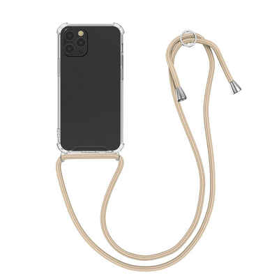 kwmobile Handyhülle Necklace Case für Apple iPhone 12 / 12 Pro, Hülle Silikon mit Handykette - Band Handyhülle
