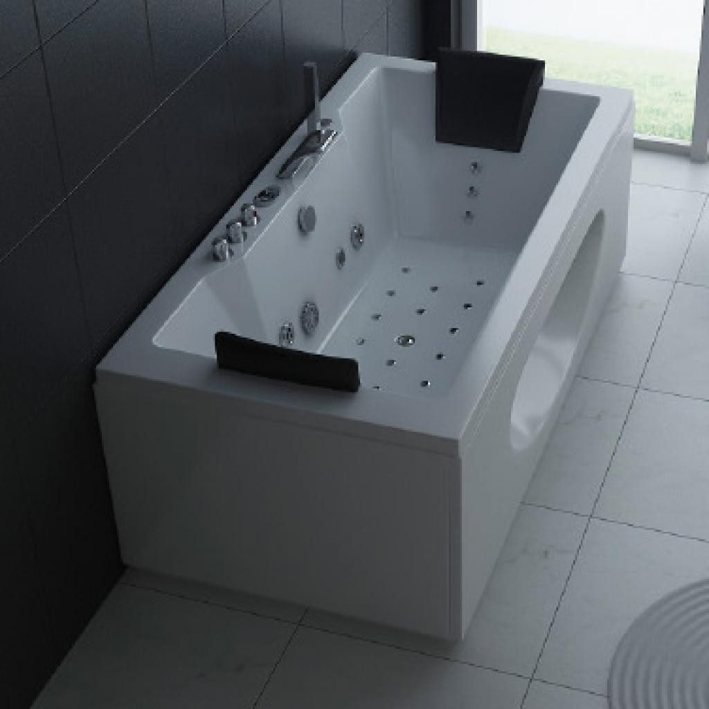 PureHaven Whirlpool 180x90 cm – Heizung, Lichttherapie & Reinigungsfunktion