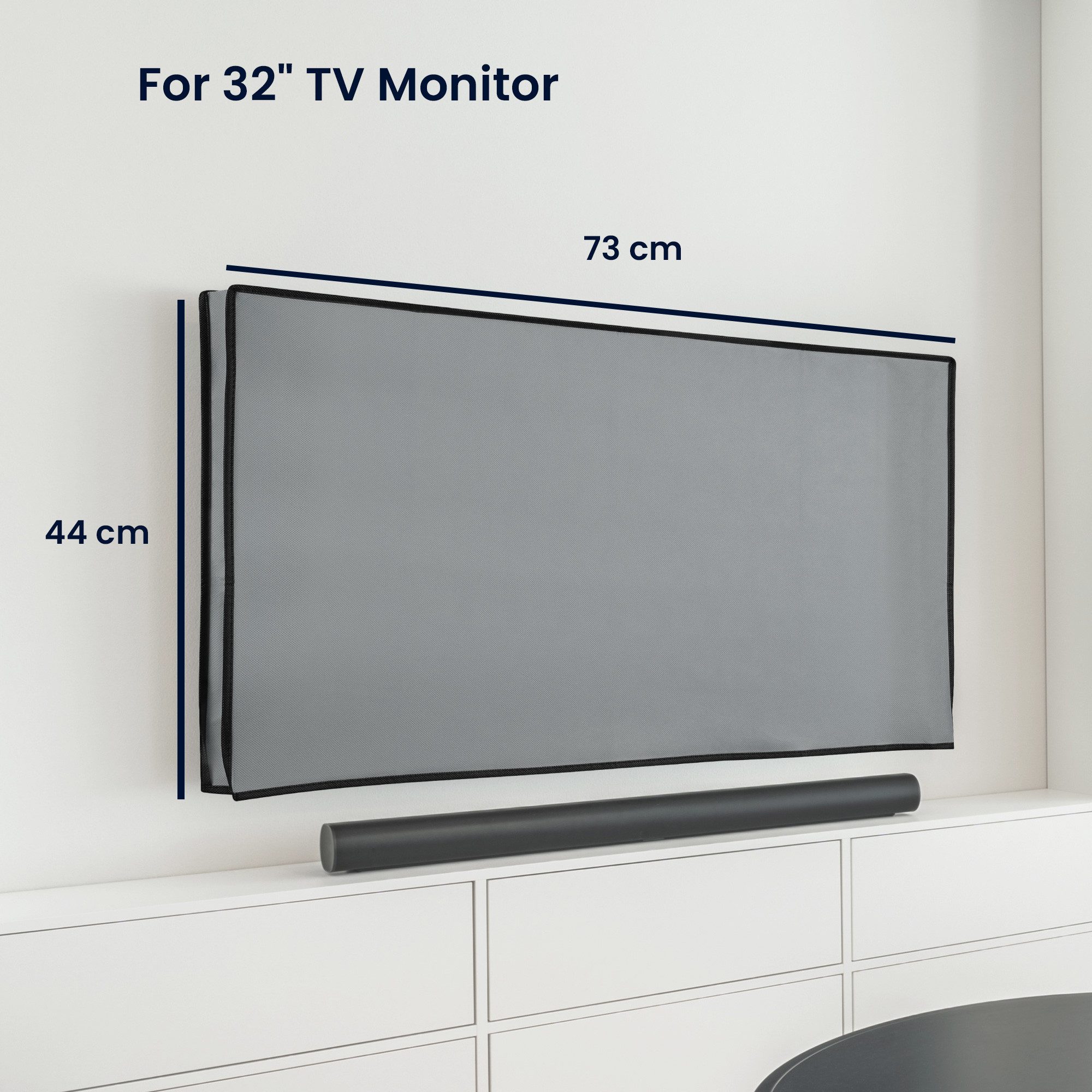 kwmobile Abdeckhaube 32" TV Hülle - Fernseher Bildschirmschutz Abdeckung - TV Bildschirm, DER SCHUTZ FÜR DEIN DISPLAY: Schütze den Bildschirm Deines – Bild 3 von 5