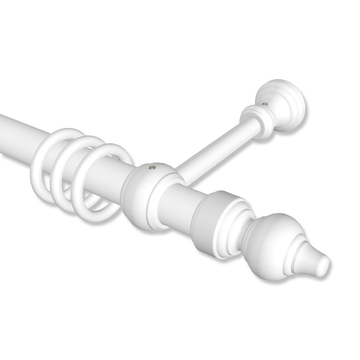 INTERDECO Gardinenstange Classic Rondo, Ø 28 mm, 1-läufig, Wandmontage, Dec günstig online kaufen