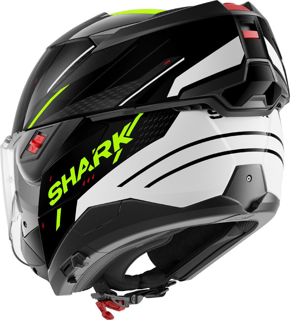 Shark Motorradhelm Oxo Rydger Klapphelm, integriertes Sonnenvisier