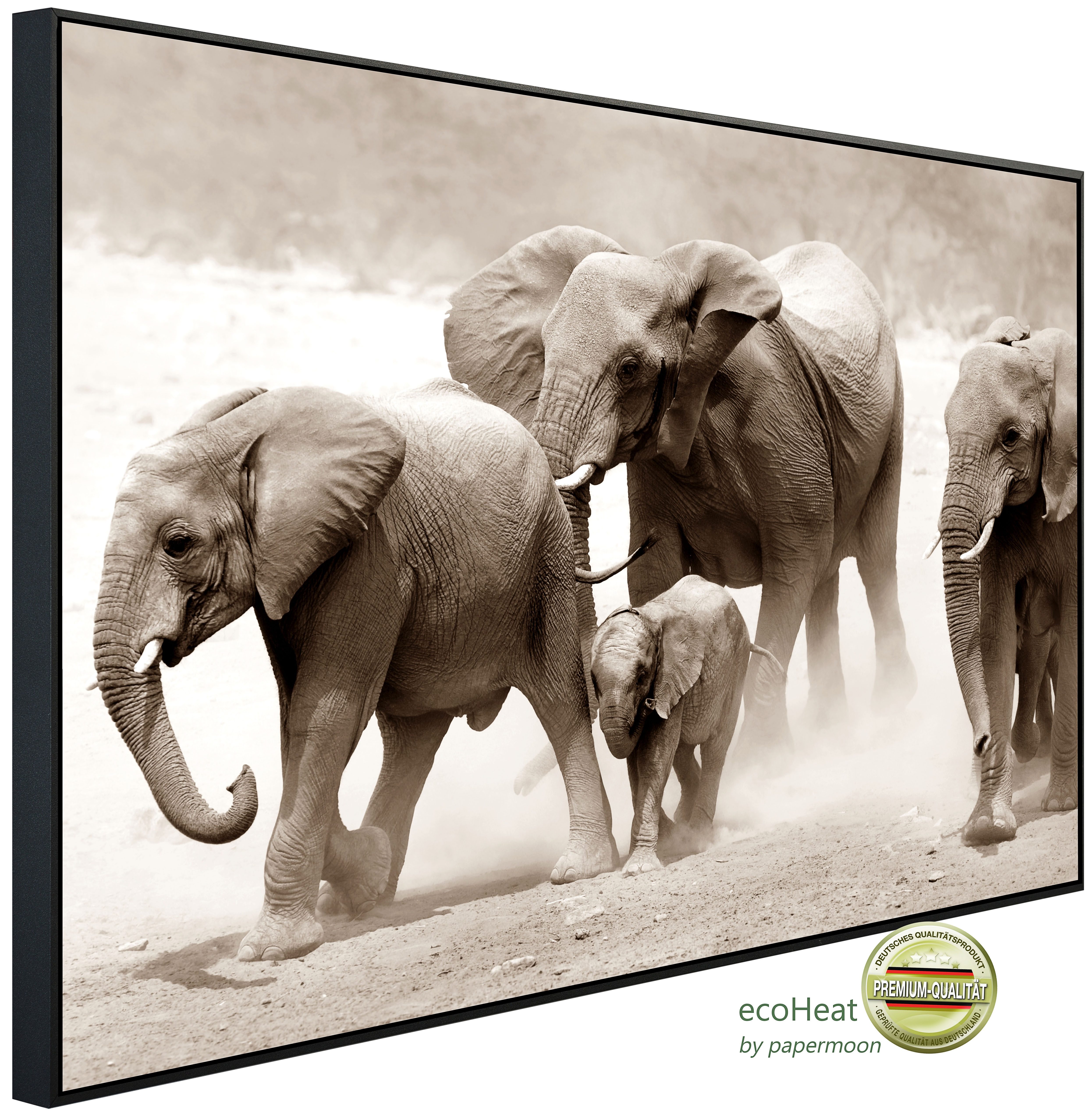 Infrarotheizung INFRAROT-BILD-HEIZUNG, Elfanten Sepia