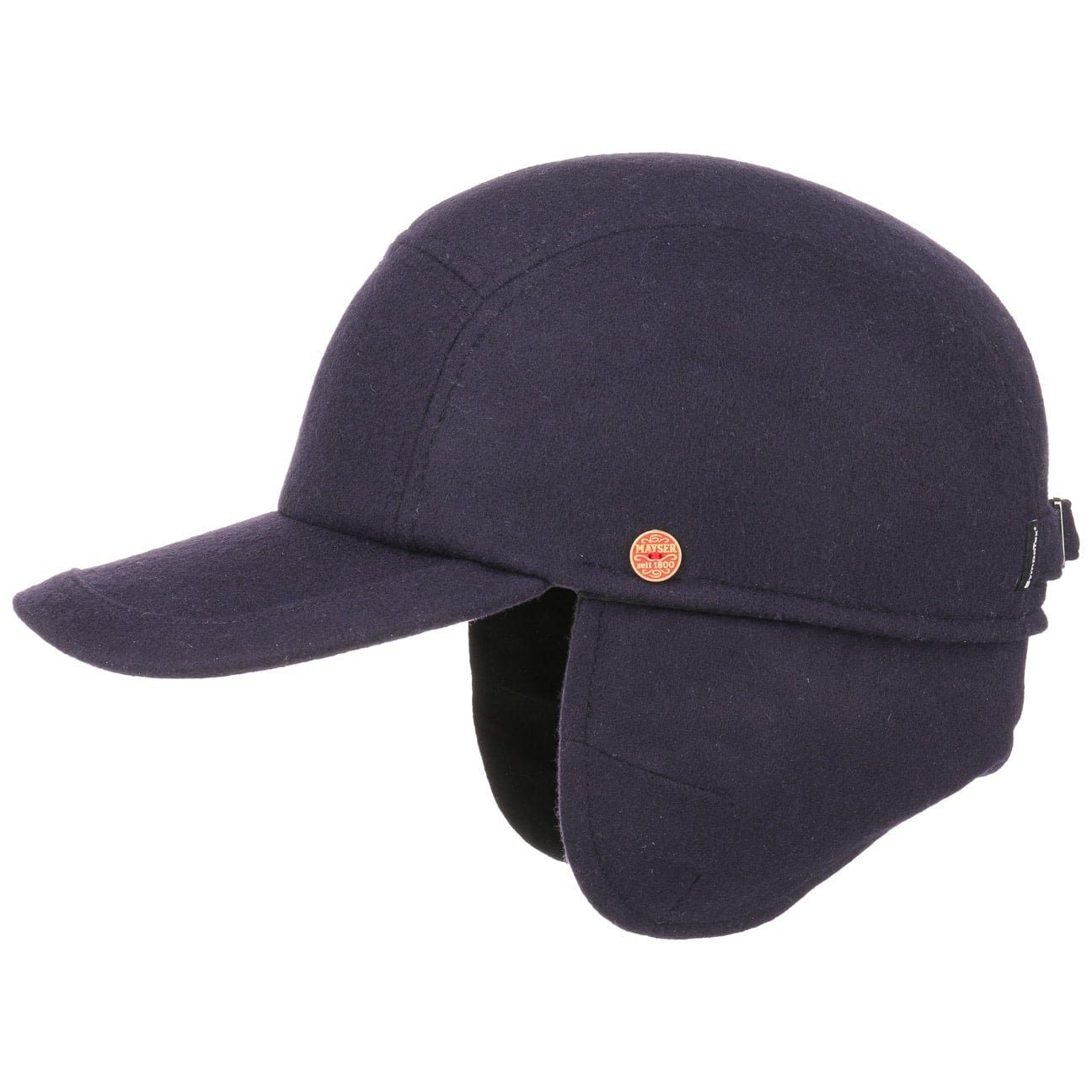 Mayser Baseball Cap (1-St) Cap mit Schirm, Made in the EU blau