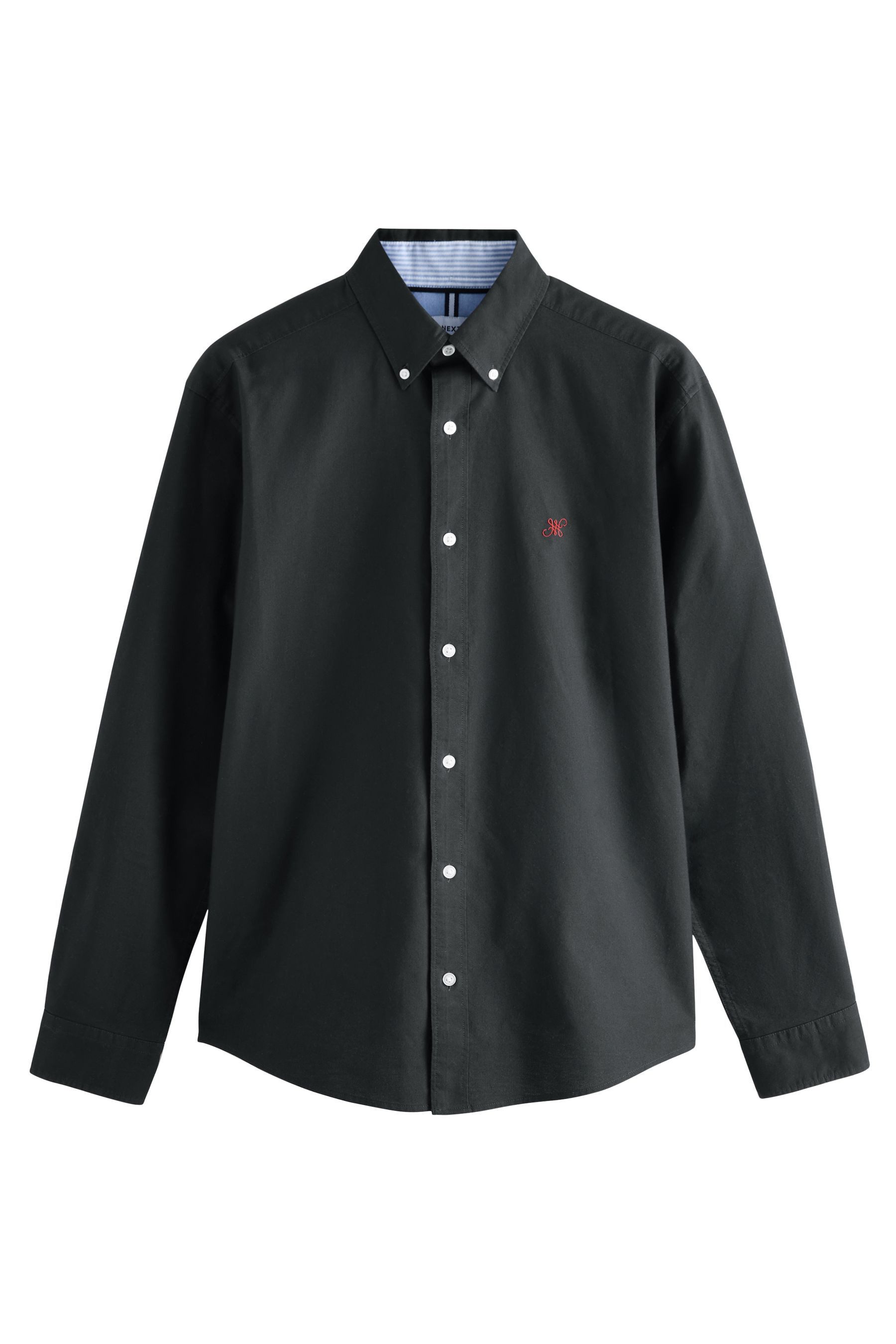 Next Langarmhemd Langärmeliges Oxfordhemd aus 100 % günstig online kaufen