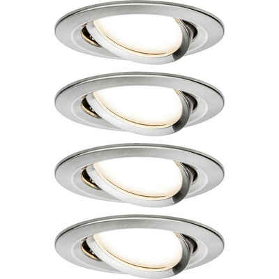 Paulmann LED Einbauleuchte LED Einbauleuchte Coin Basisset schwenkbar rund, Schwenkbar, Geringe Einbautiefe