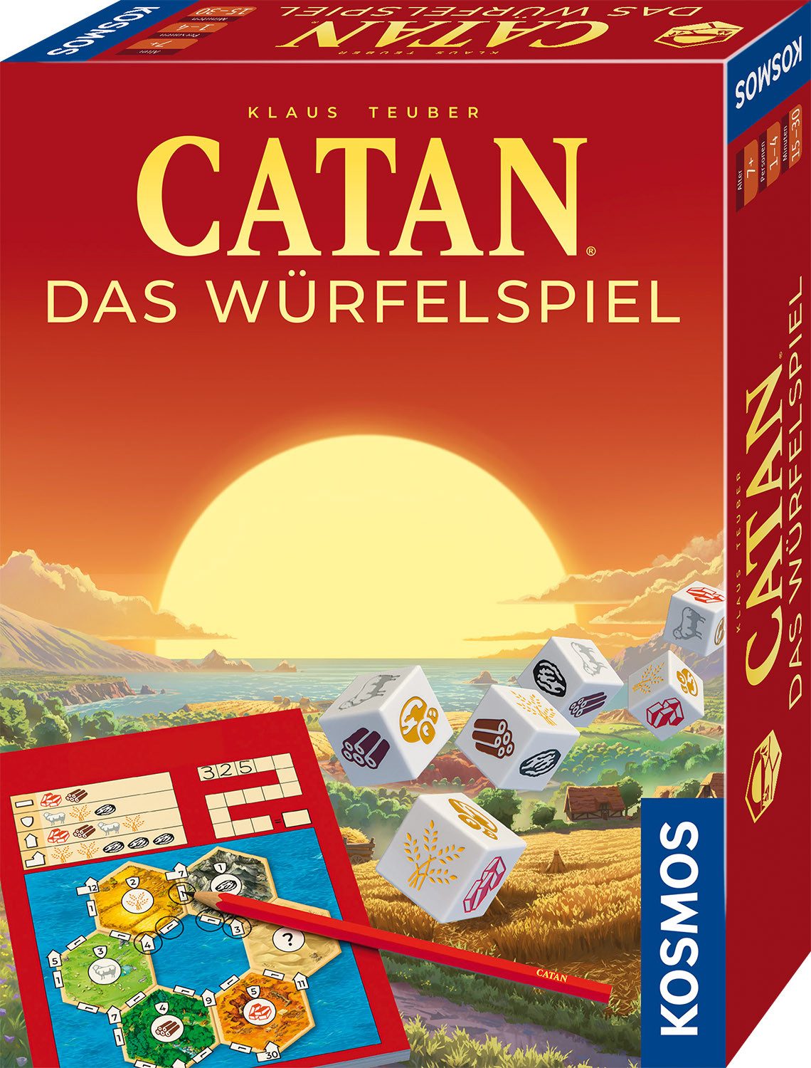 Kosmos Spiel CATAN Das Würfelspiel, Strategiespiel