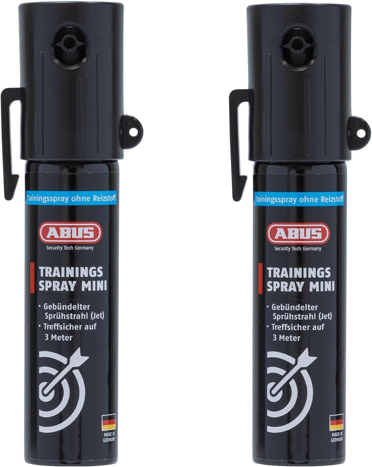 ABUS Camping-Gas ABUS Trainingsspray – bis zu 3 Meter Reichweite - je 20 ml - 2er Set