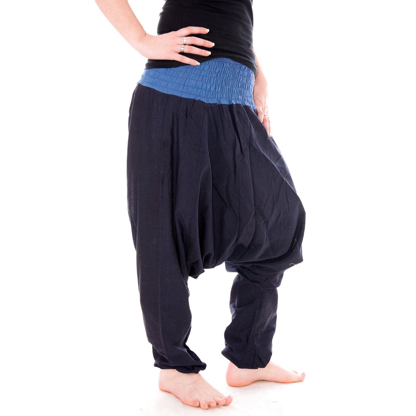Vishes Haremshose Baumwoll Haremshose mit farbigem günstig online kaufen