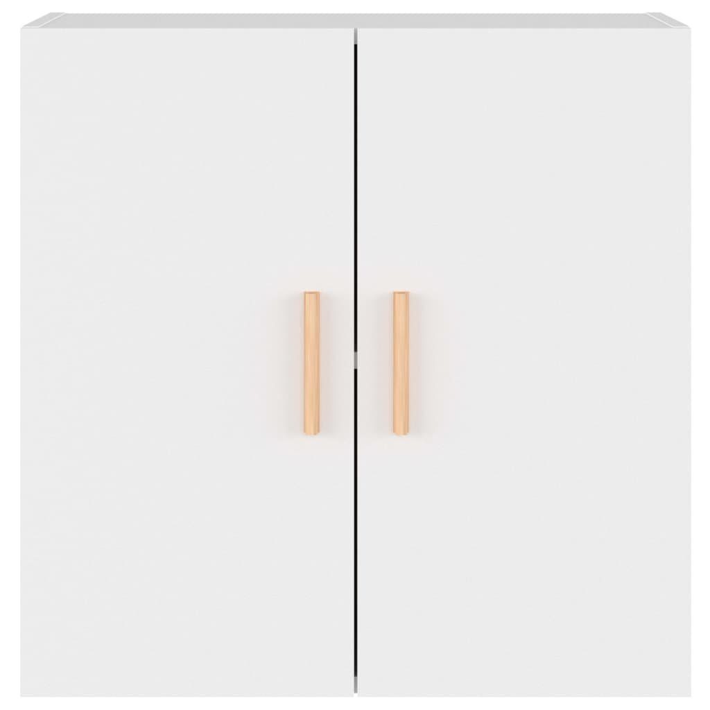 60x30x60 Fächerschrank Wandschrank vidaXL cm Weiß (1-St) Holzwerkstoff