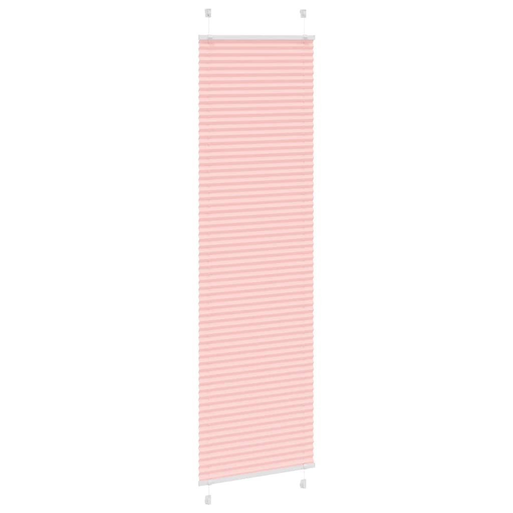 vidaXL Jalousie 60 x 200 cm Plissee Rosa 60x200 cm Stoffbreite 59,4 cm Polyester