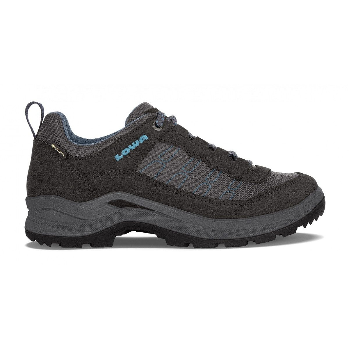 Lowa Taurus Pro Low GTX (Veloursleder, wasserdicht) anthrazitgrau Damen Wanderschuh