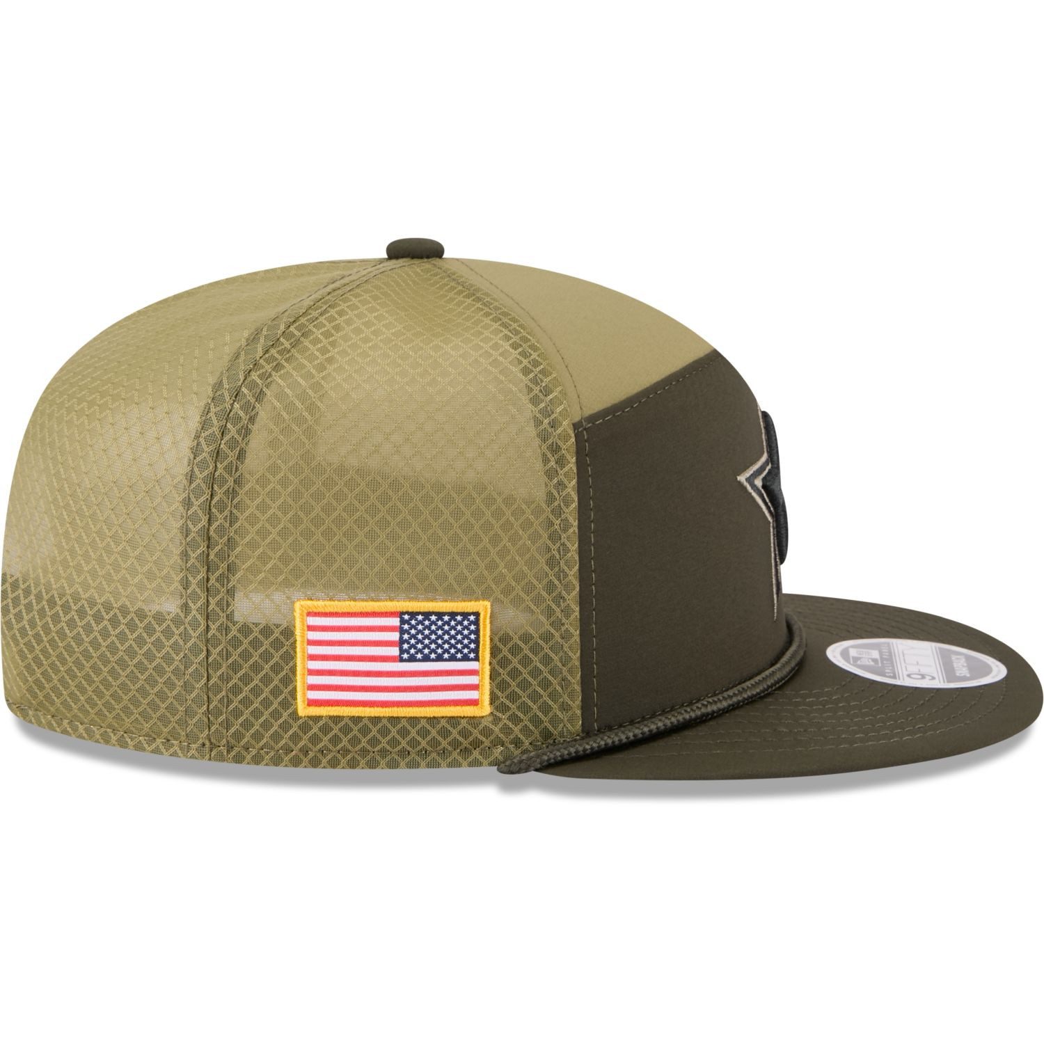 New Era Snapback Cap 9Fifty Split Panel SALUTE Dallas Cowboys