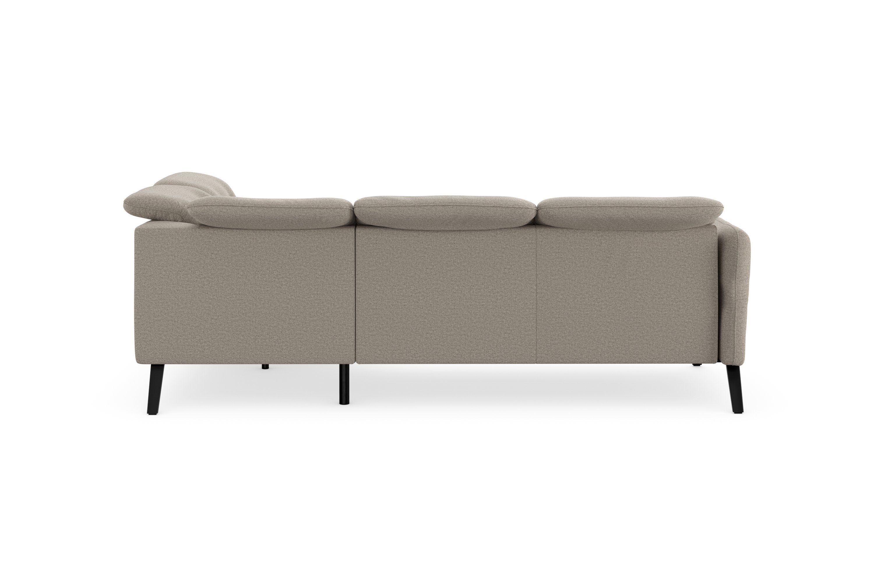 sit&more Ecksofa Scandia, Wahlweise mit Armteilfunktion Kopfteilverstellung und