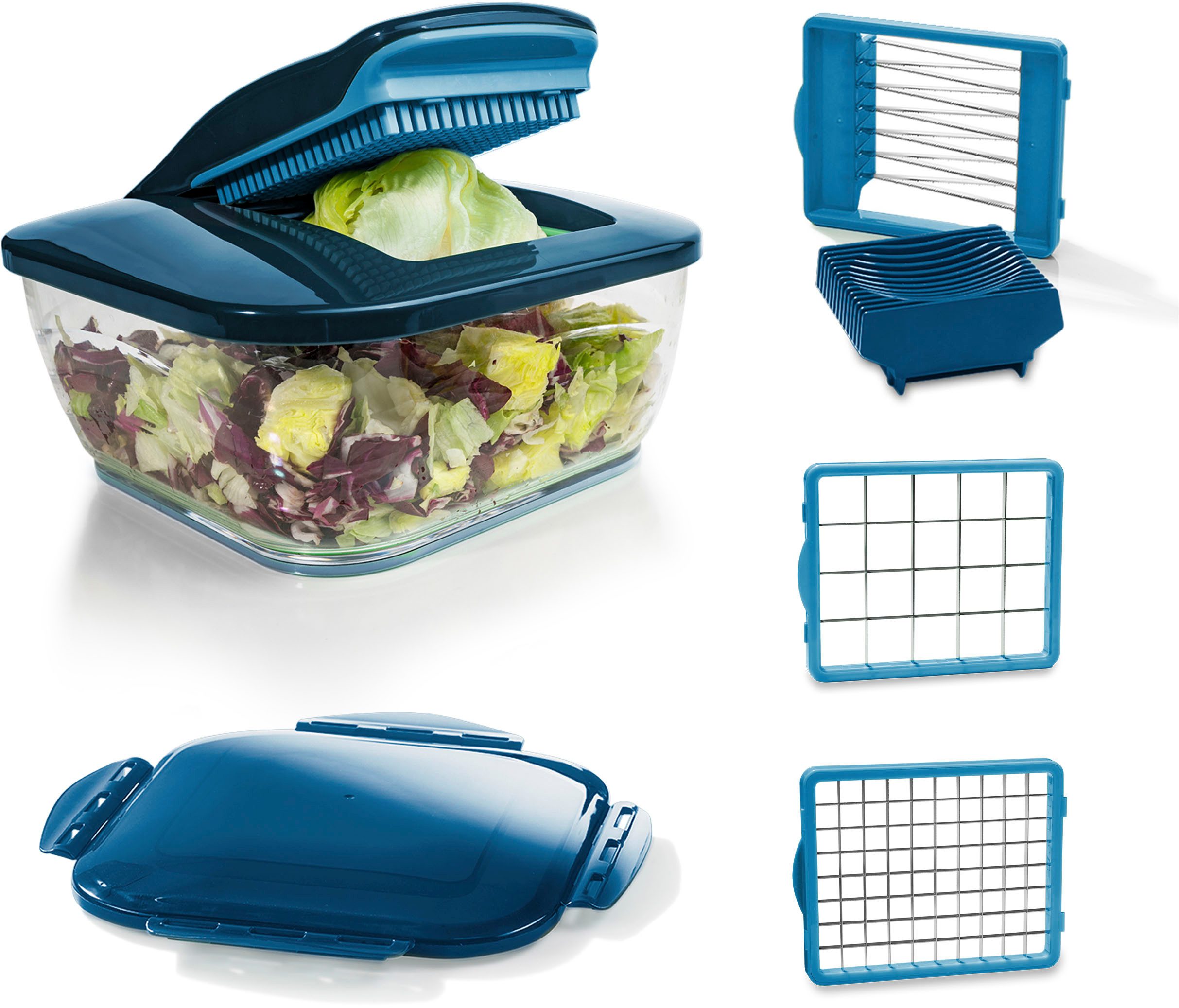 Gemüseschneider Nicer Dicer Chef, Zerkleiner, Set 9-tlg.