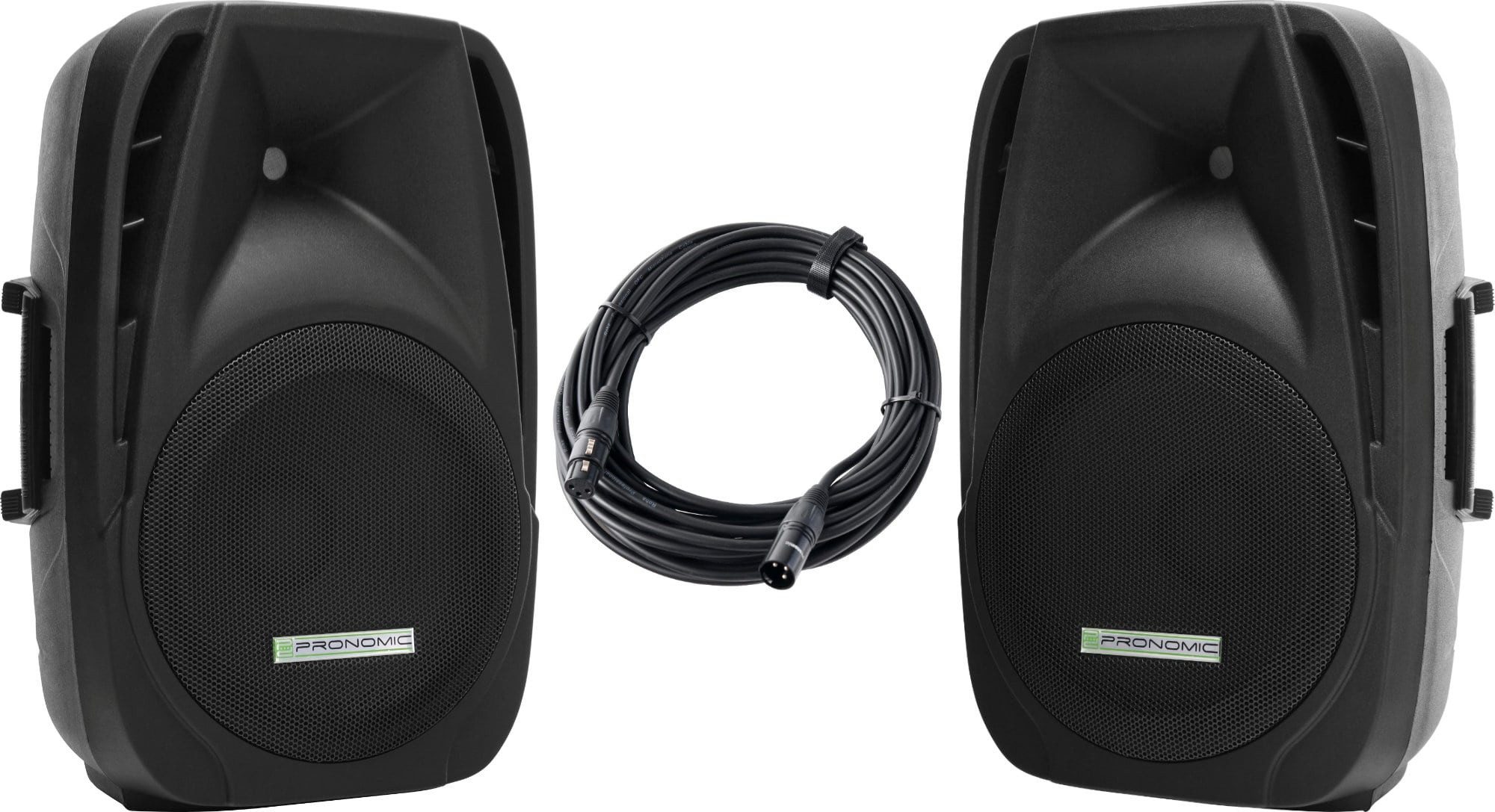 Pronomic PH12A Aktivbox Lautsprecher Paar - Ein wahrer Allrounder Lautsprecher (Bluetooth, 150 W, Integrierter USB/SD/Bluetooth MP3-Player)