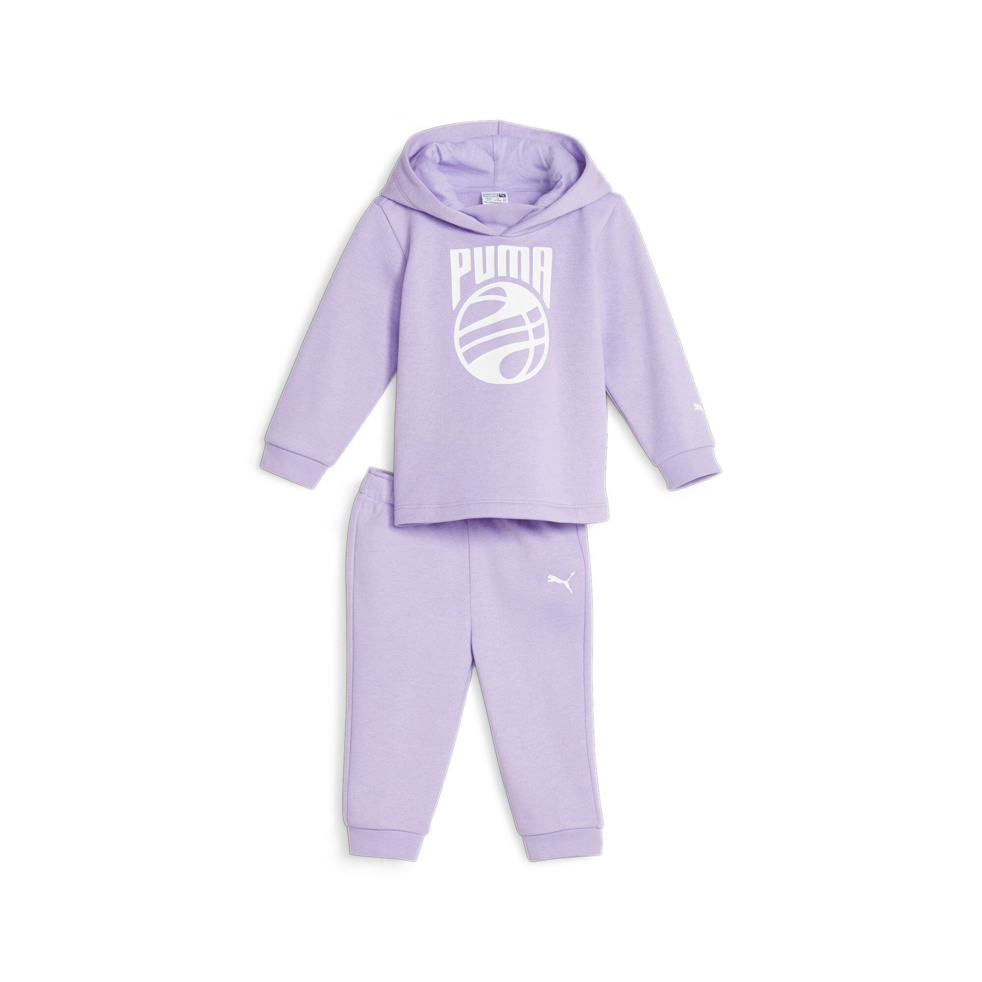PUMA Jogginganzug MINICATS HOOPS Set VIVID VIOLET