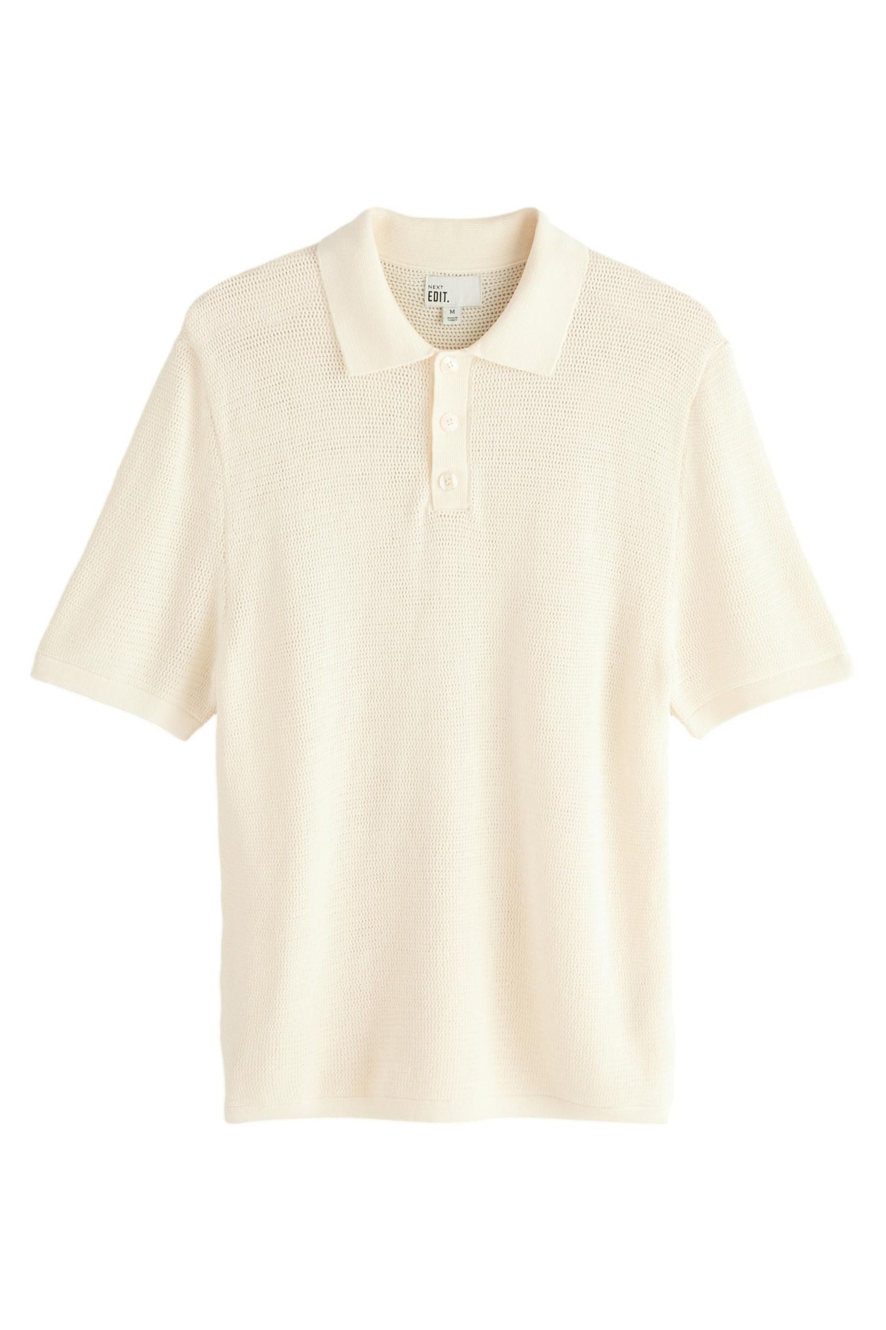 Next Poloshirt EDIT Regular Fit Offenes Strick-Polohemd (1-tlg) günstig online kaufen