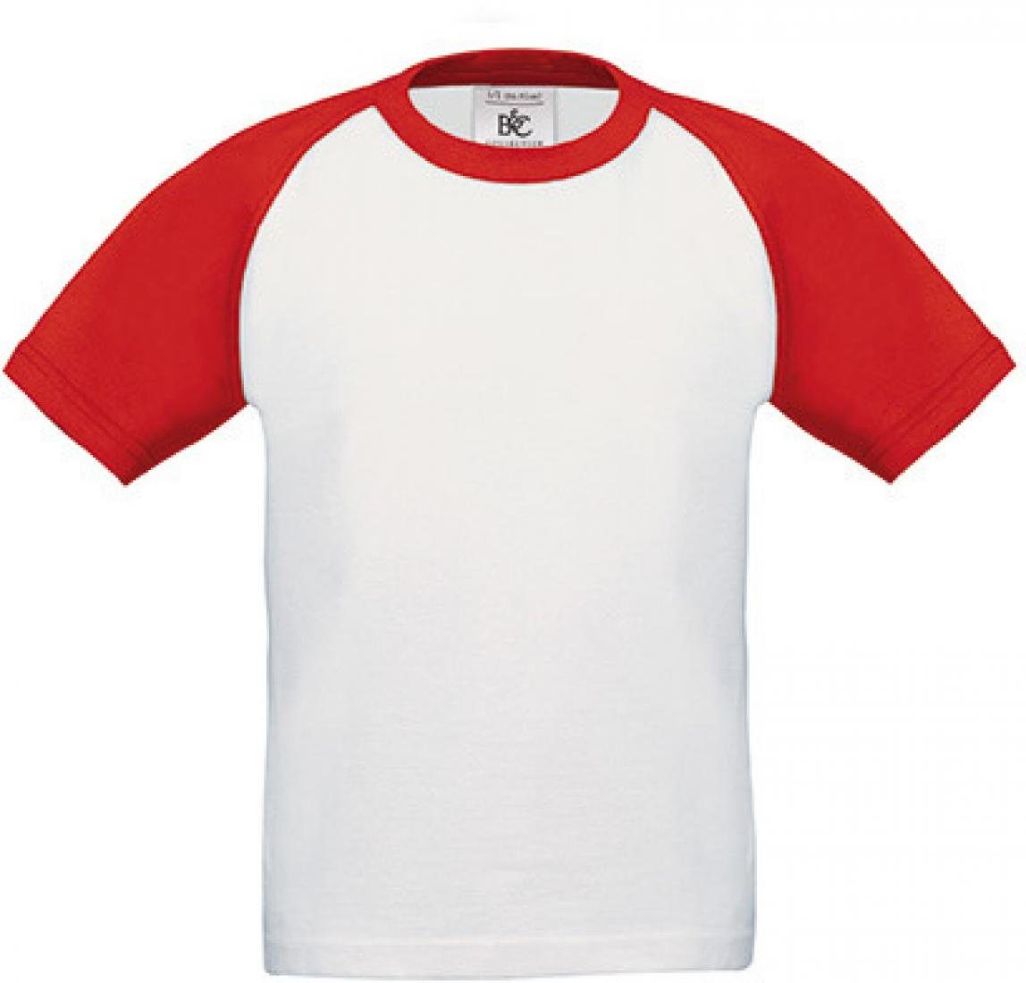 B&C T-Shirt Kindershirt T-Shirt Base-Ball / Kids