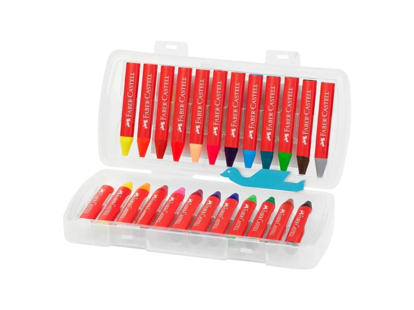 Faber-Castell Hefter Faber-Castell Jumbo Wachsmalkreiden - 24er Box