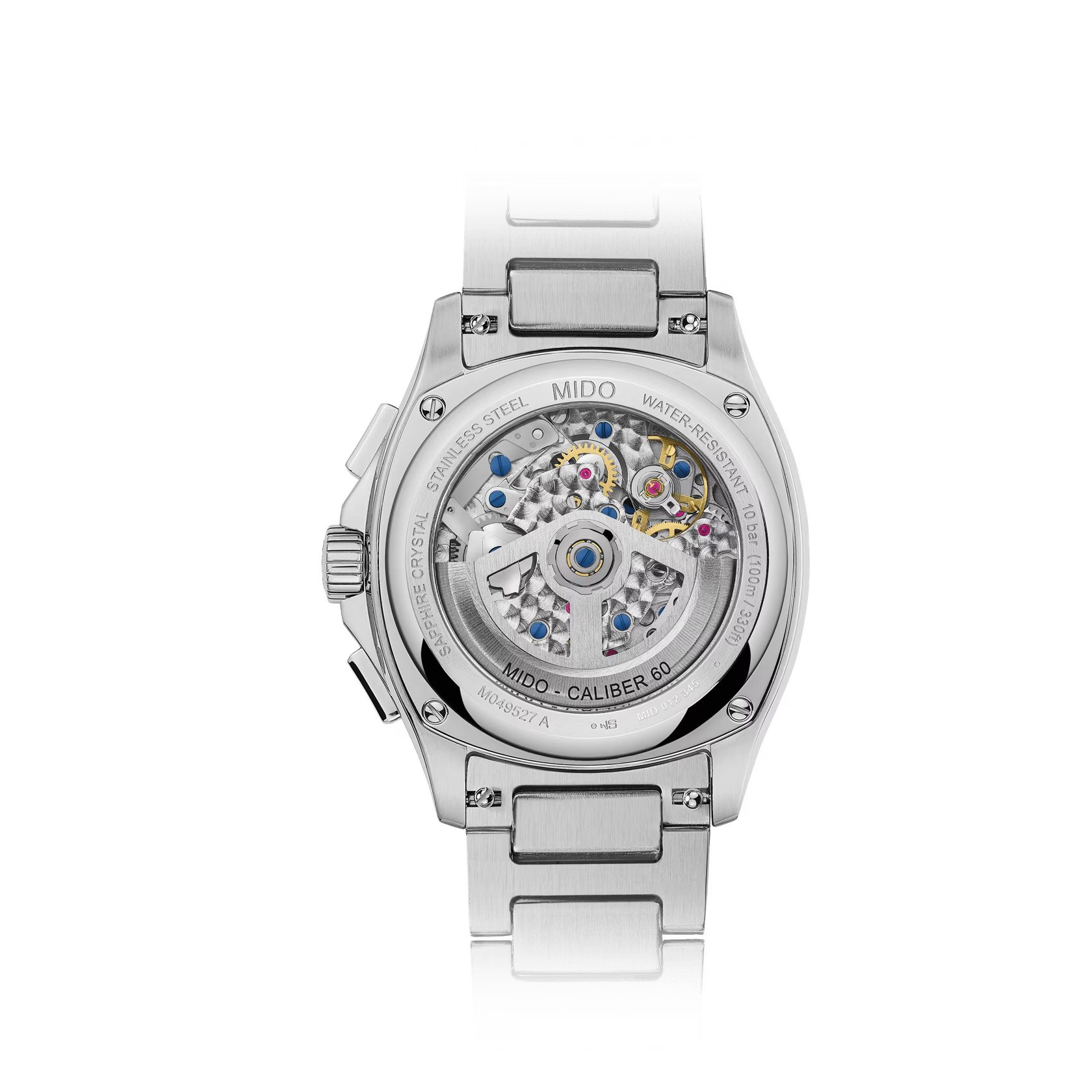 Mido Schweizer Uhr Herrenuhr MIDO Multifort TV Chronograph Automatik mit Wechselarmband