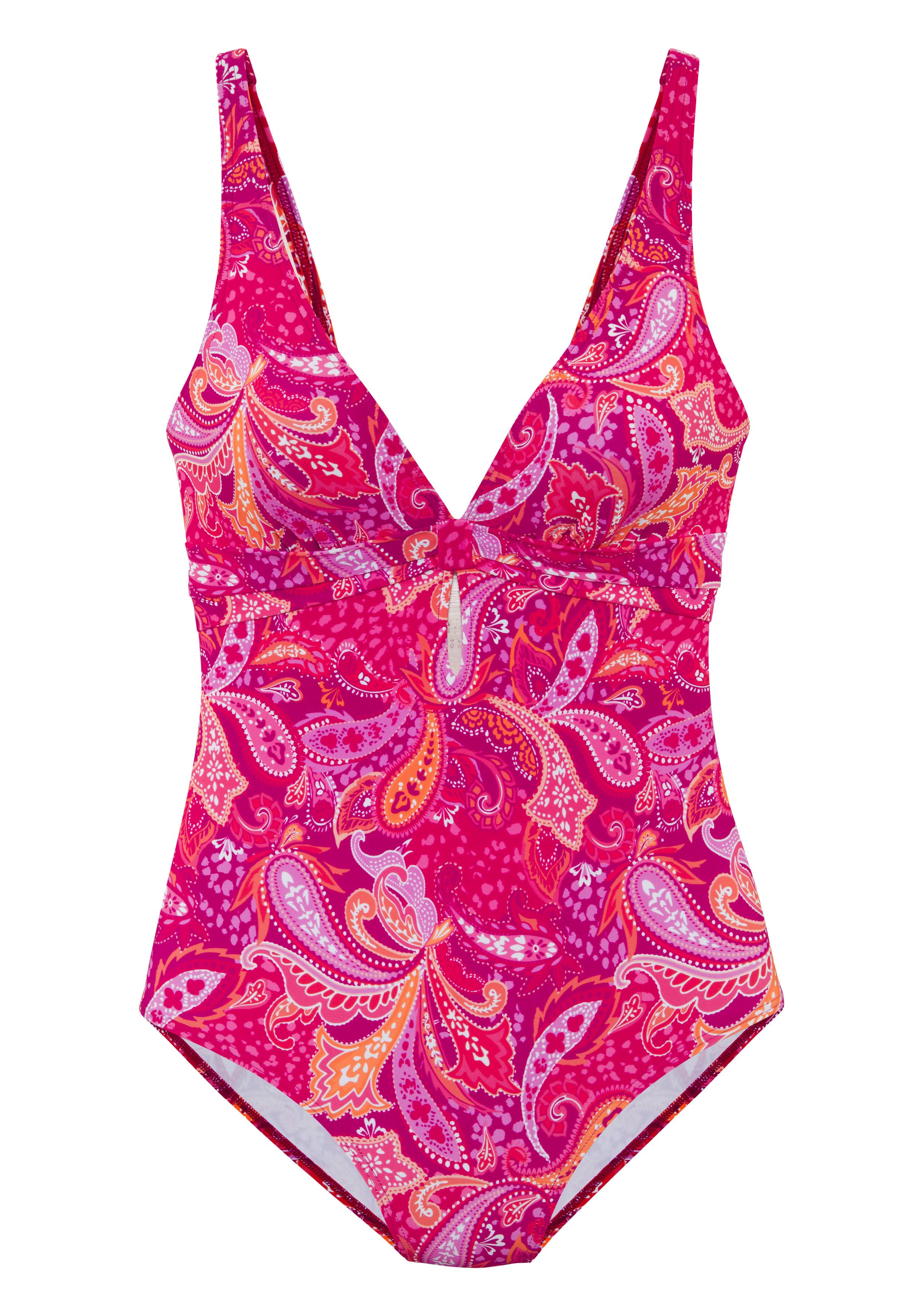 Vivance Badeanzug Pretty mit V-Ausschnitt und günstig online kaufen