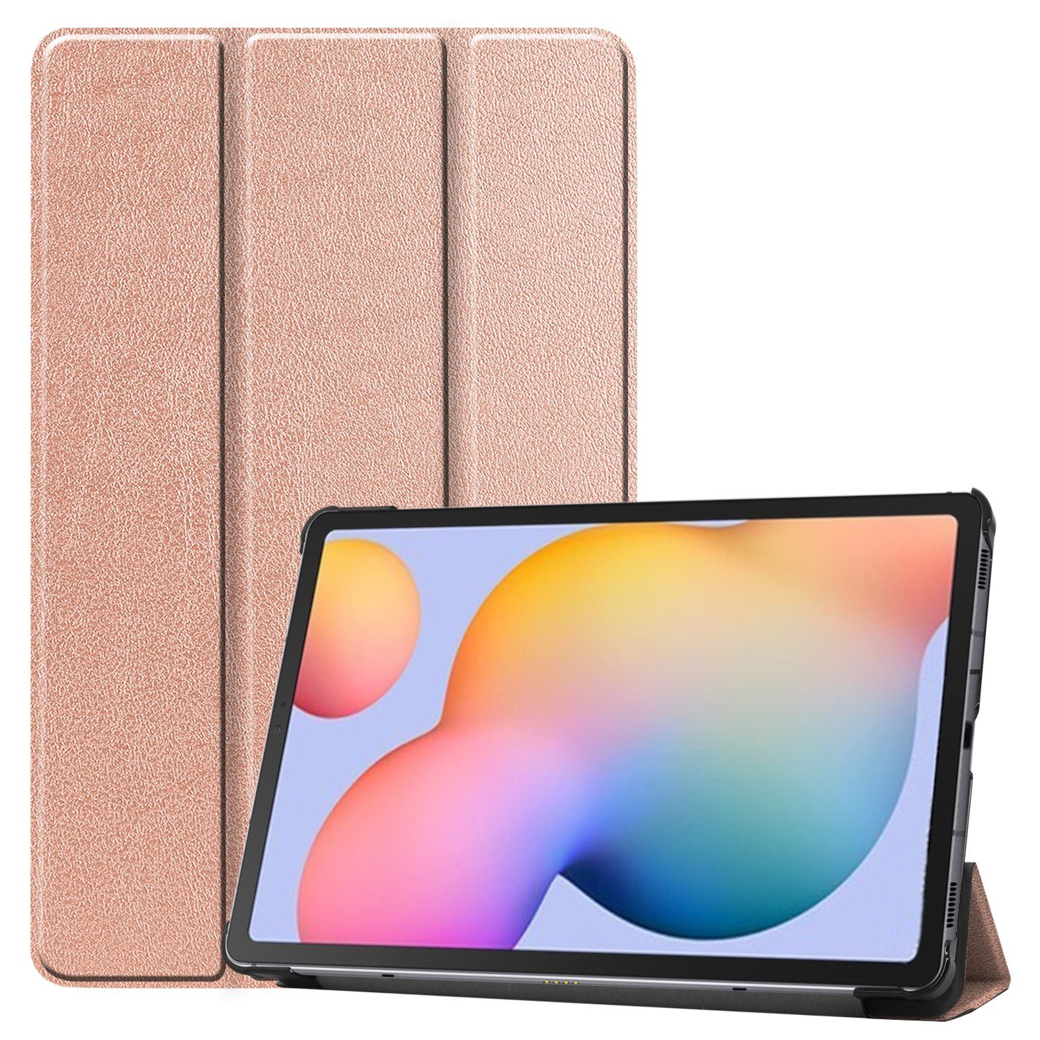 Lobwerk Tablet-Hülle Schutzhülle für Samsung Tab S6 Lite P610 P615 10,4 Zoll, Wake & Sleep Funktion, Sturzdämpfung, Aufstellfunktion