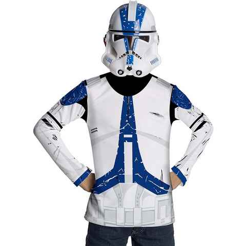 Rubie´s Kostüm Star Wars Clone Trooper Kostümset für Kinder, Schnell und easy verkleidet als Stromtrooper aus 'Clone Wars'